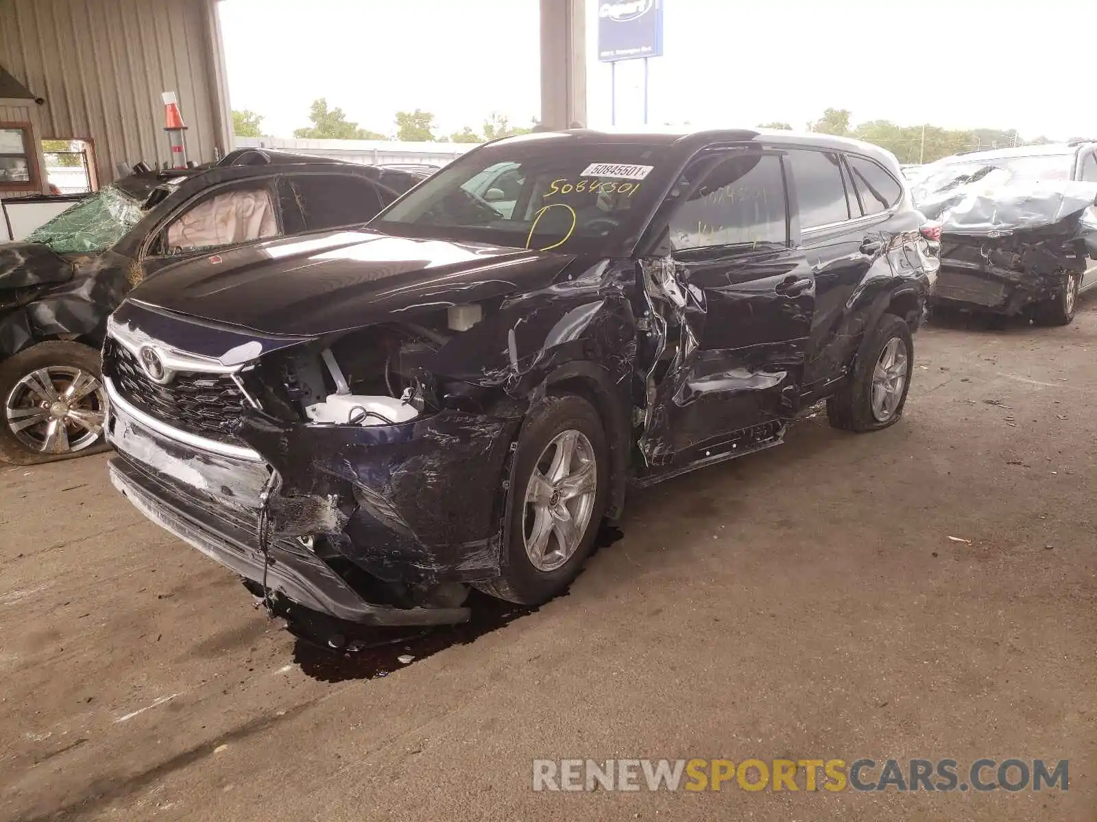 9 Photograph of a damaged car 5TDCZRBH3LS009772 TOYOTA HIGHLANDER 2020