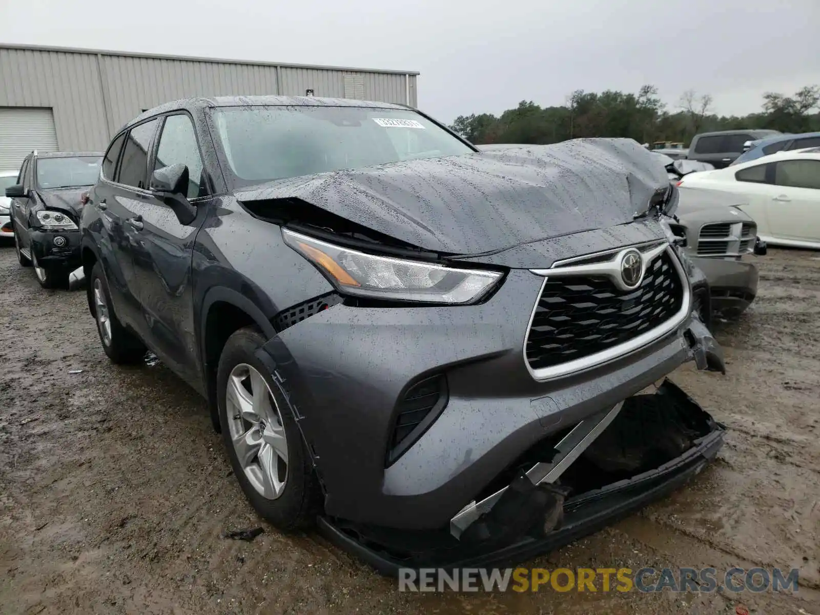 1 Photograph of a damaged car 5TDCZRBH3LS044411 TOYOTA HIGHLANDER 2020