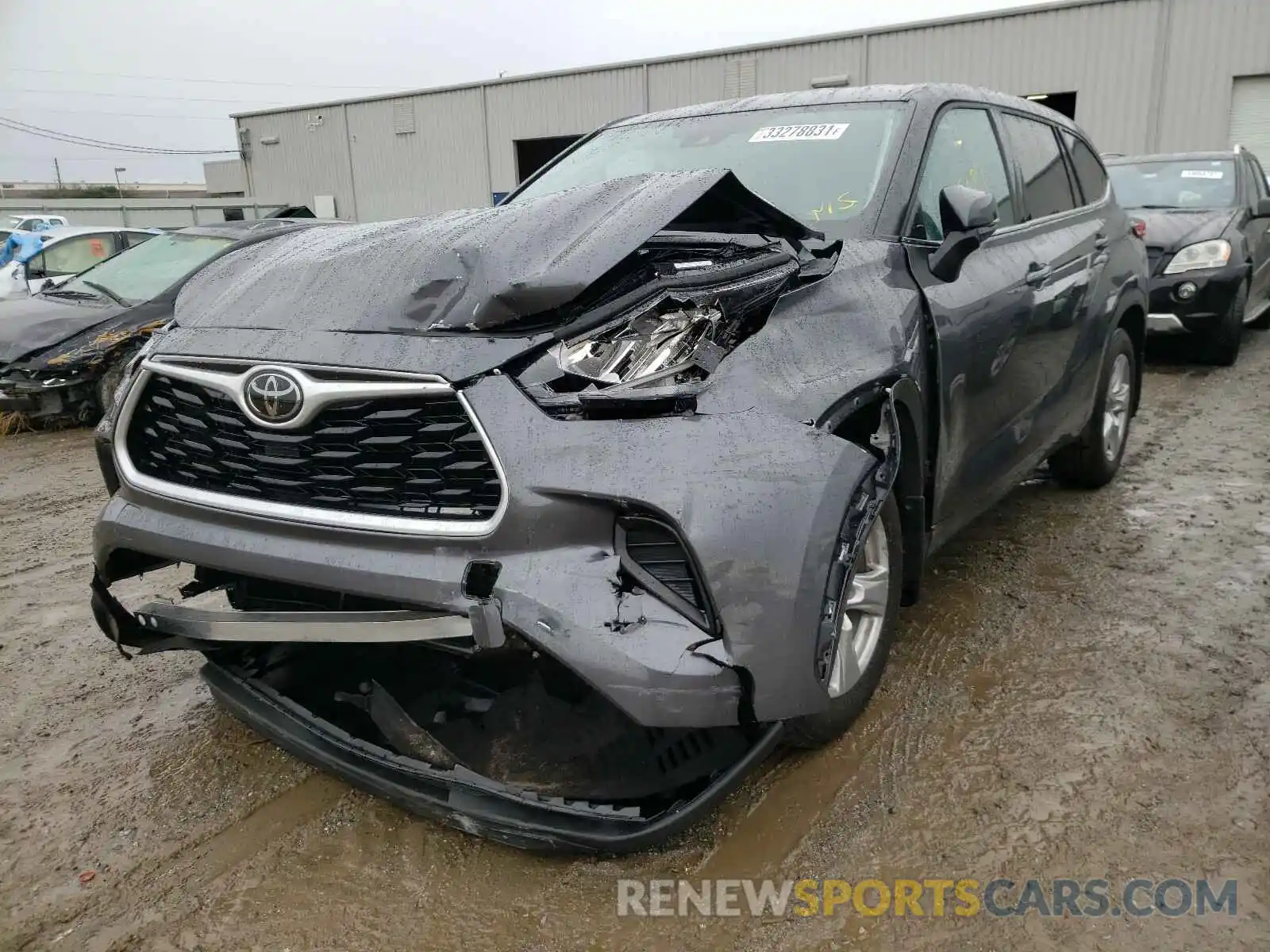 2 Photograph of a damaged car 5TDCZRBH3LS044411 TOYOTA HIGHLANDER 2020