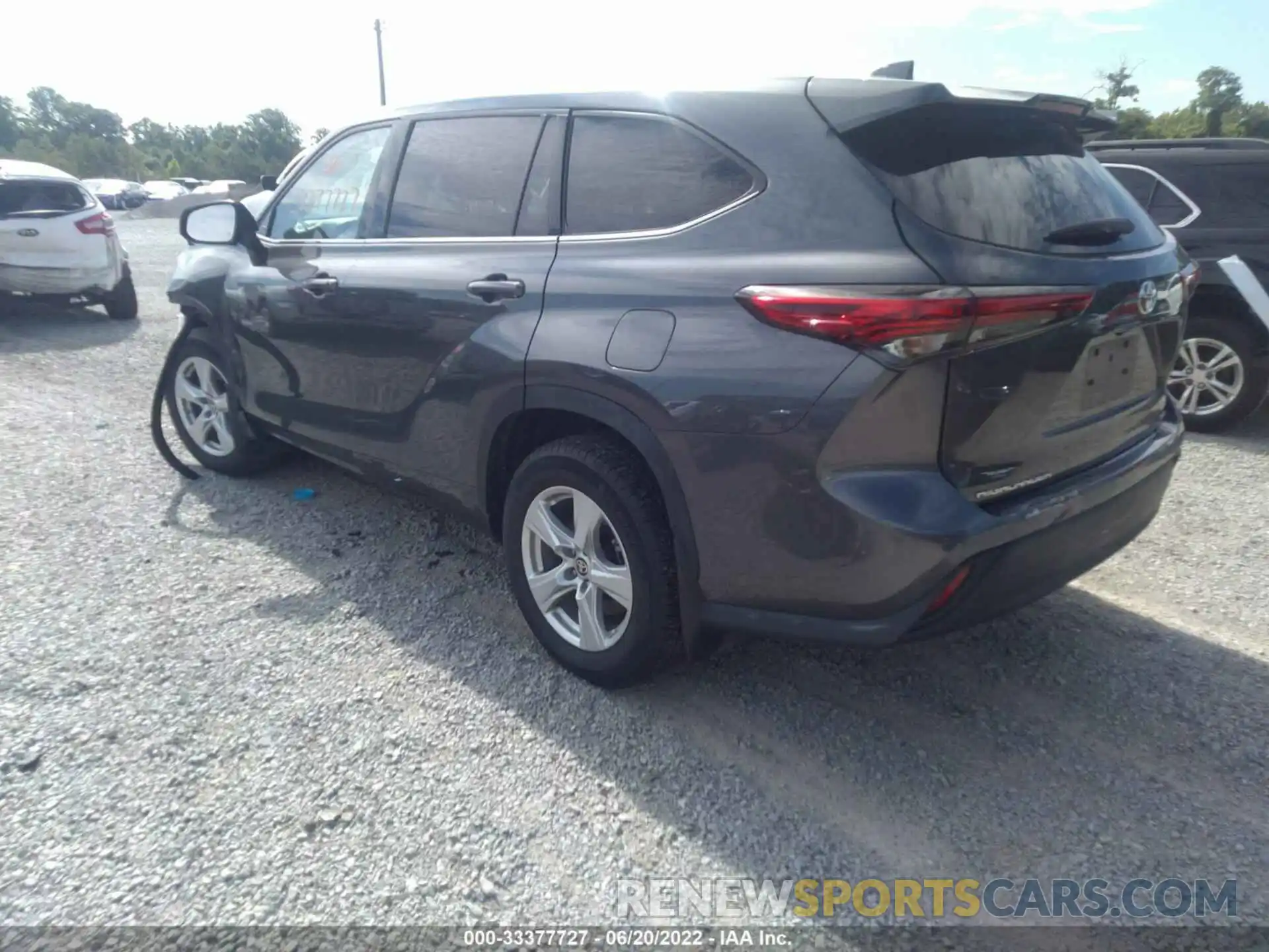 3 Photograph of a damaged car 5TDCZRBH3LS047471 TOYOTA HIGHLANDER 2020