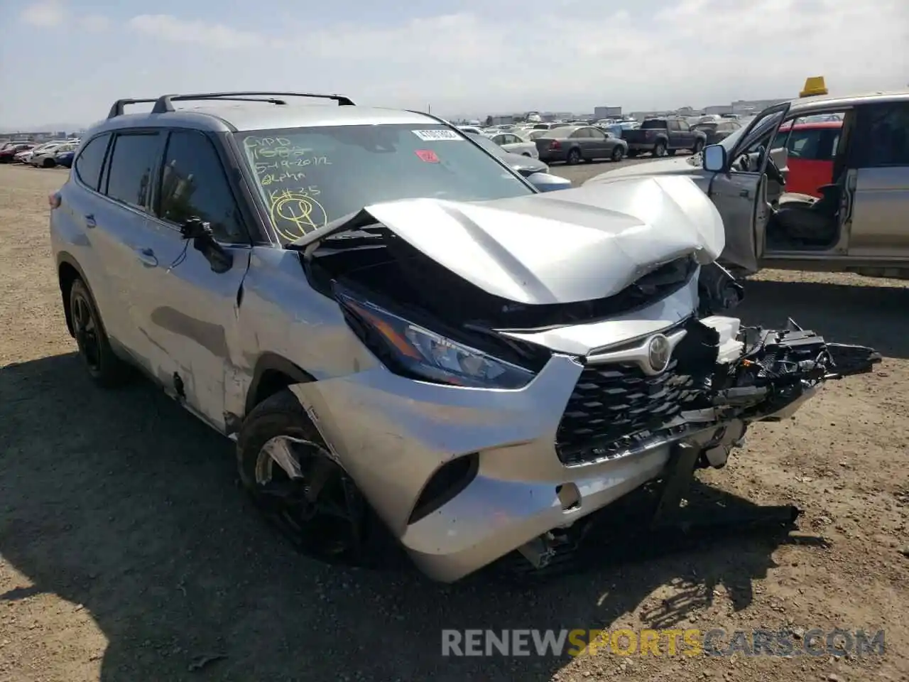 1 Photograph of a damaged car 5TDCZRBH3LS517580 TOYOTA HIGHLANDER 2020