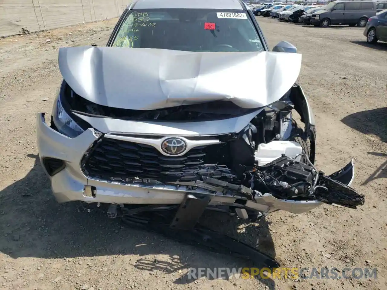 7 Photograph of a damaged car 5TDCZRBH3LS517580 TOYOTA HIGHLANDER 2020