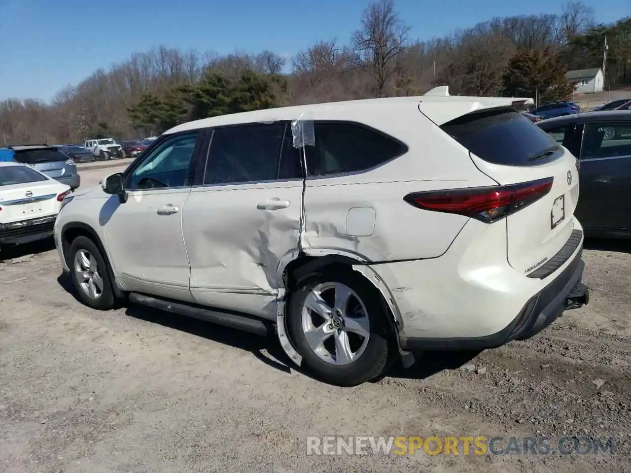 2 Photograph of a damaged car 5TDCZRBH3LS518518 TOYOTA HIGHLANDER 2020