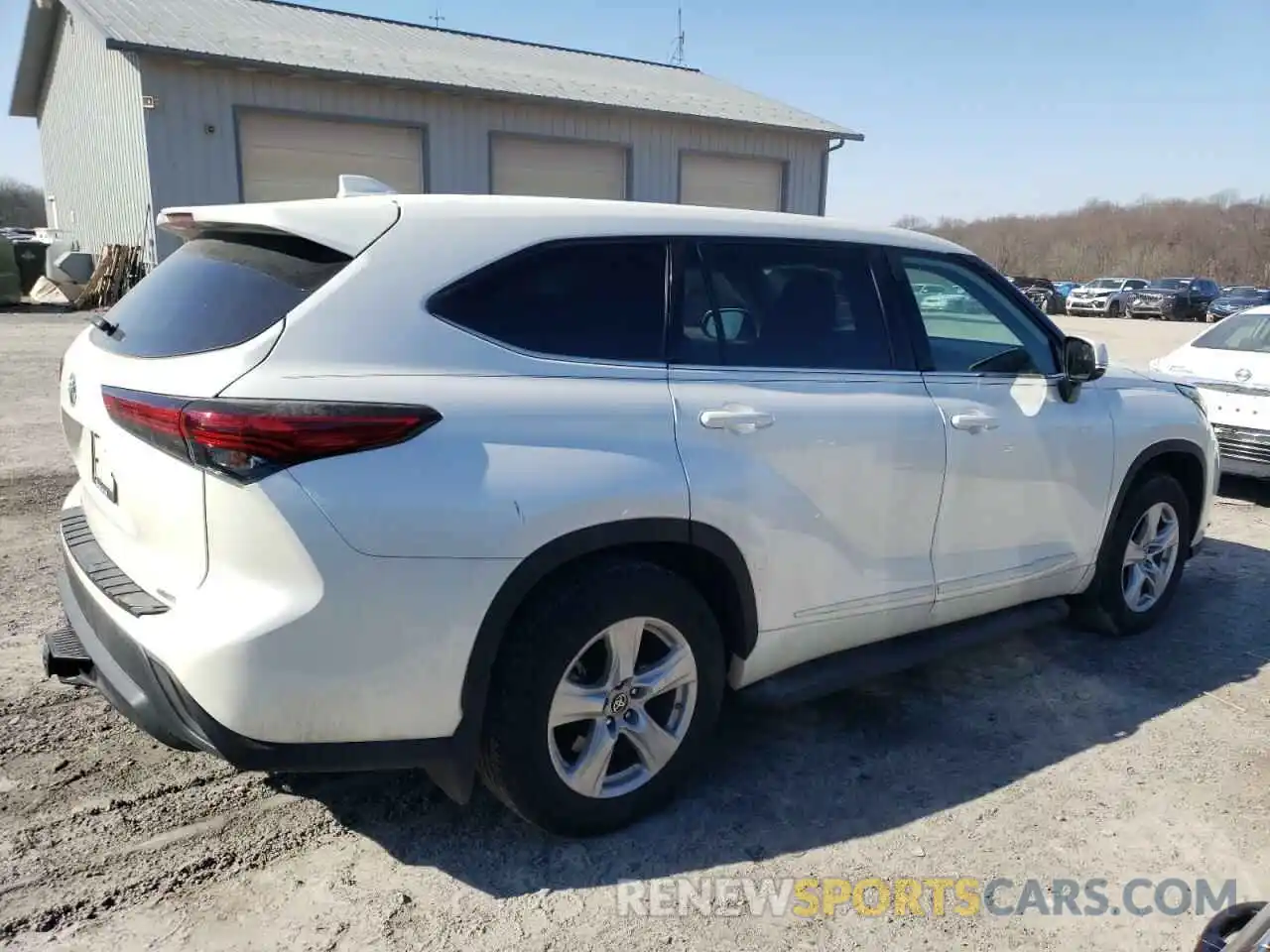 3 Photograph of a damaged car 5TDCZRBH3LS518518 TOYOTA HIGHLANDER 2020