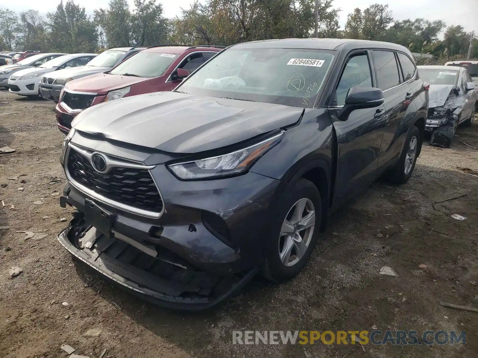 2 Photograph of a damaged car 5TDCZRBH4LS013958 TOYOTA HIGHLANDER 2020