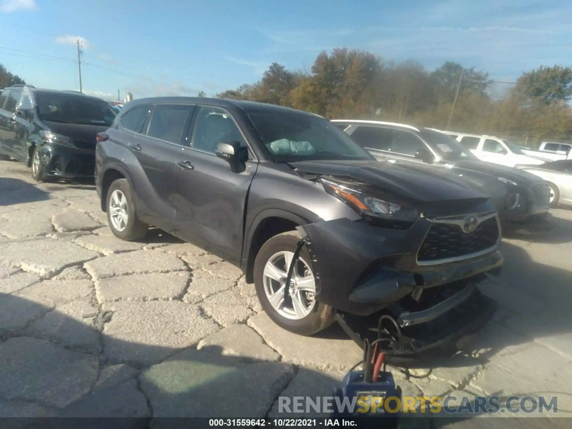 1 Photograph of a damaged car 5TDCZRBH4LS033434 TOYOTA HIGHLANDER 2020