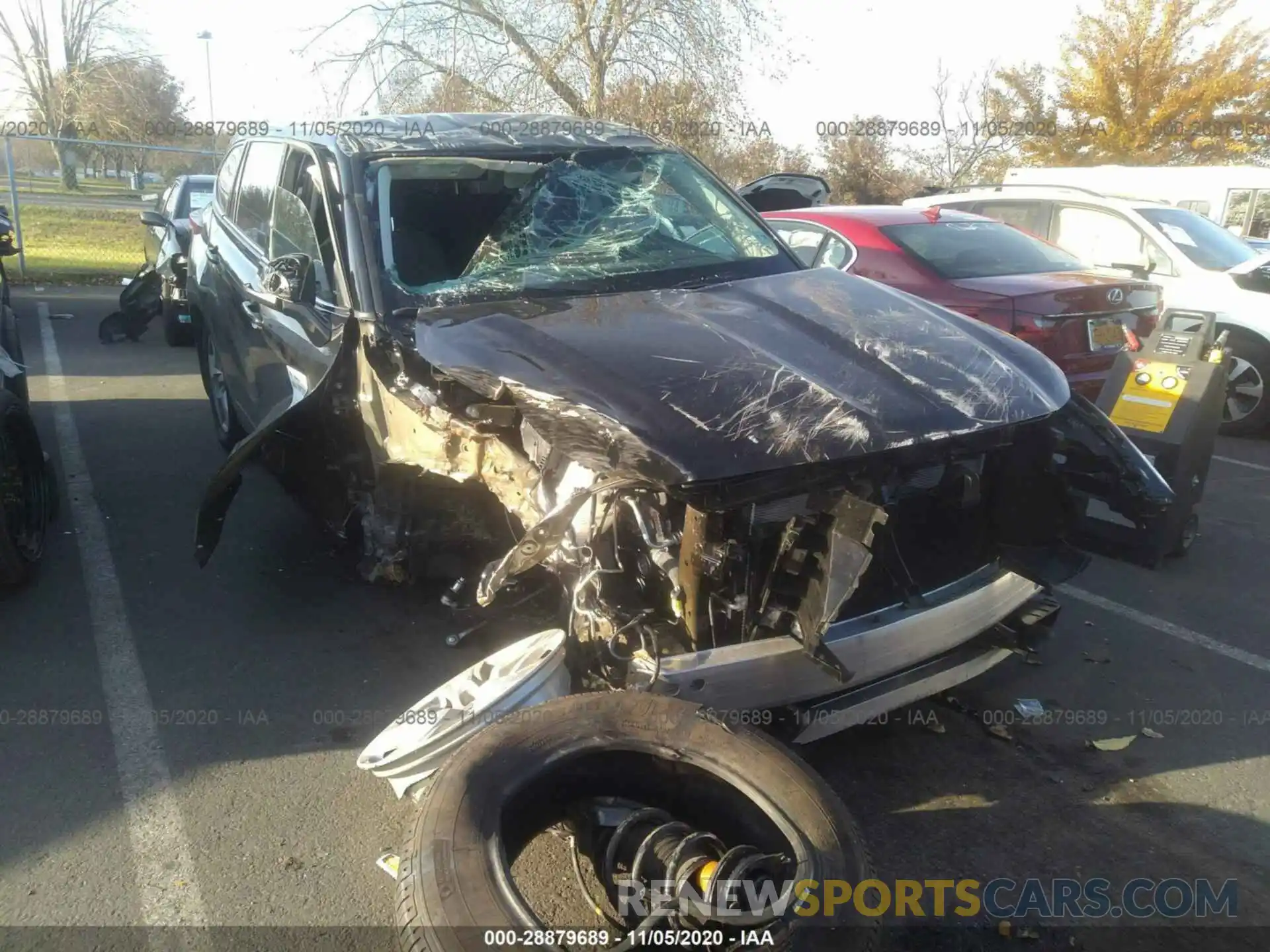 1 Photograph of a damaged car 5TDCZRBH4LS516258 TOYOTA HIGHLANDER 2020