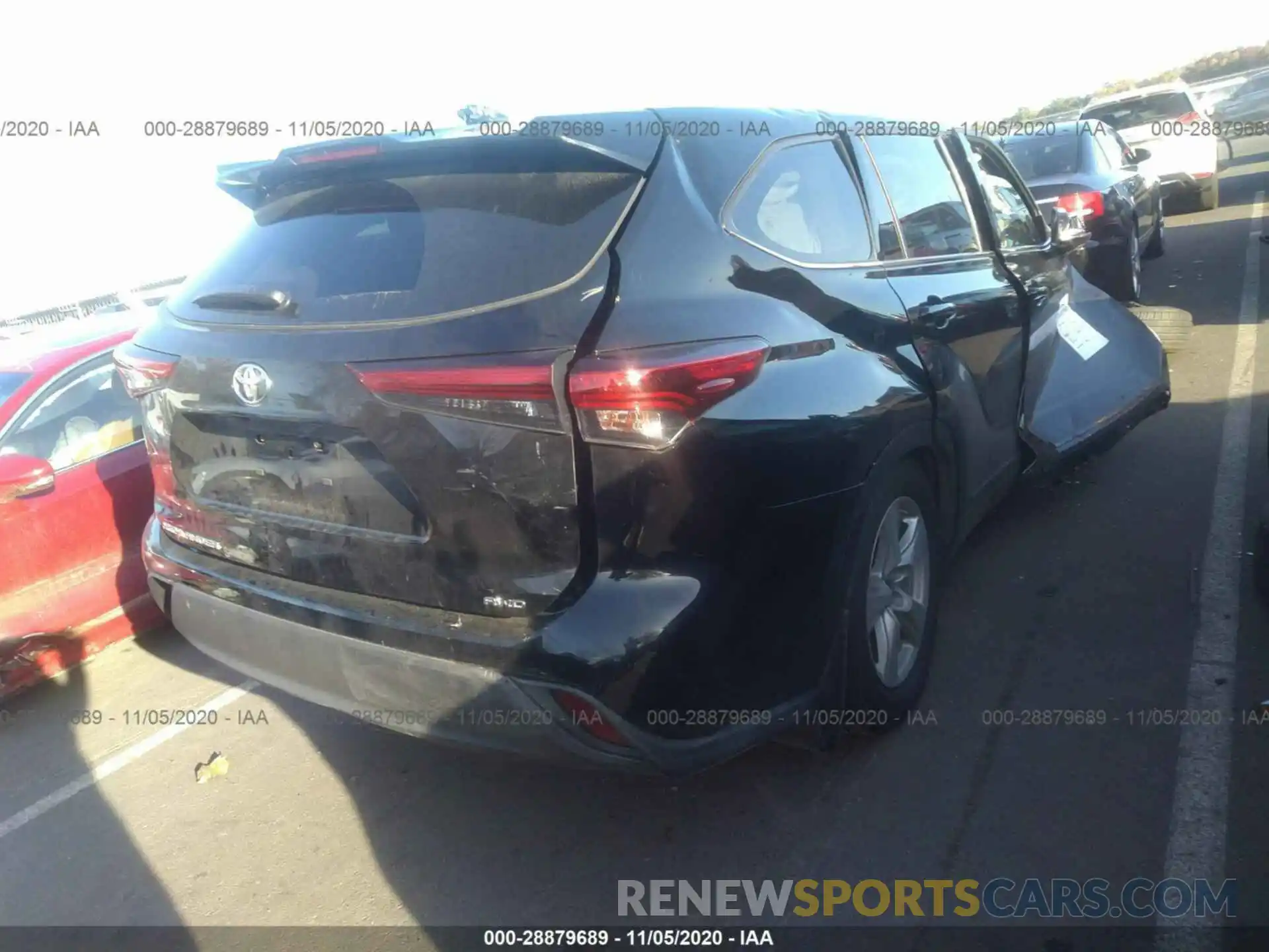 4 Photograph of a damaged car 5TDCZRBH4LS516258 TOYOTA HIGHLANDER 2020