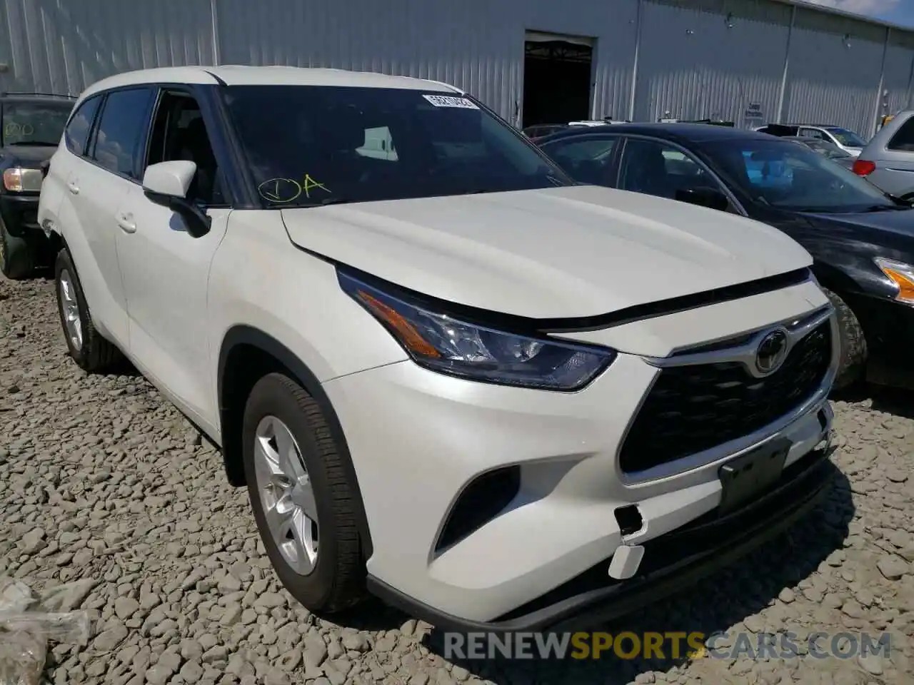 1 Photograph of a damaged car 5TDCZRBH5LS034852 TOYOTA HIGHLANDER 2020