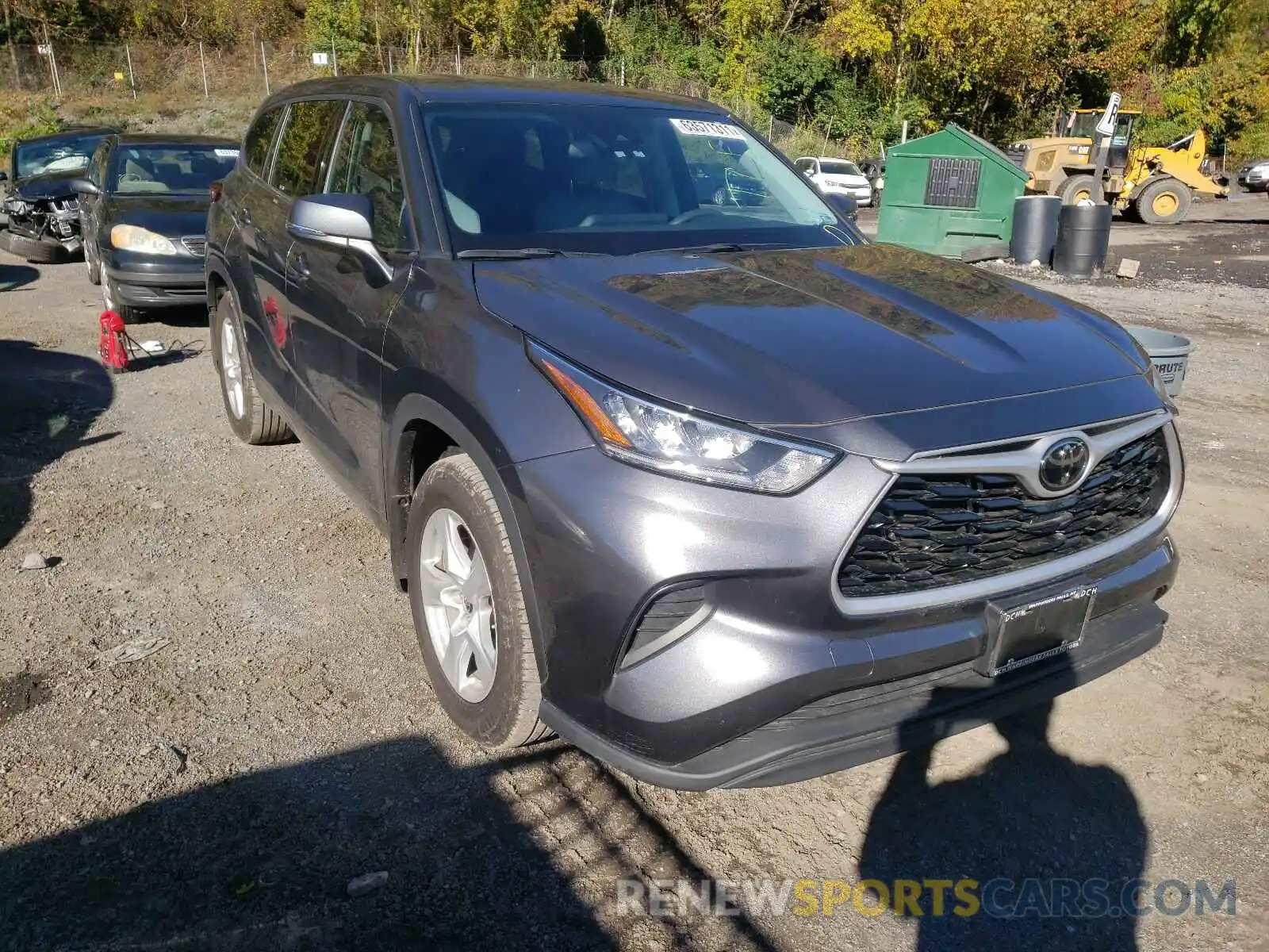 1 Photograph of a damaged car 5TDCZRBH6LS003996 TOYOTA HIGHLANDER 2020