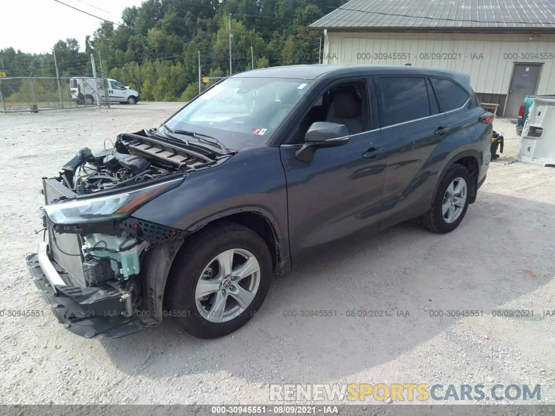 2 Photograph of a damaged car 5TDCZRBH9LS518443 TOYOTA HIGHLANDER 2020