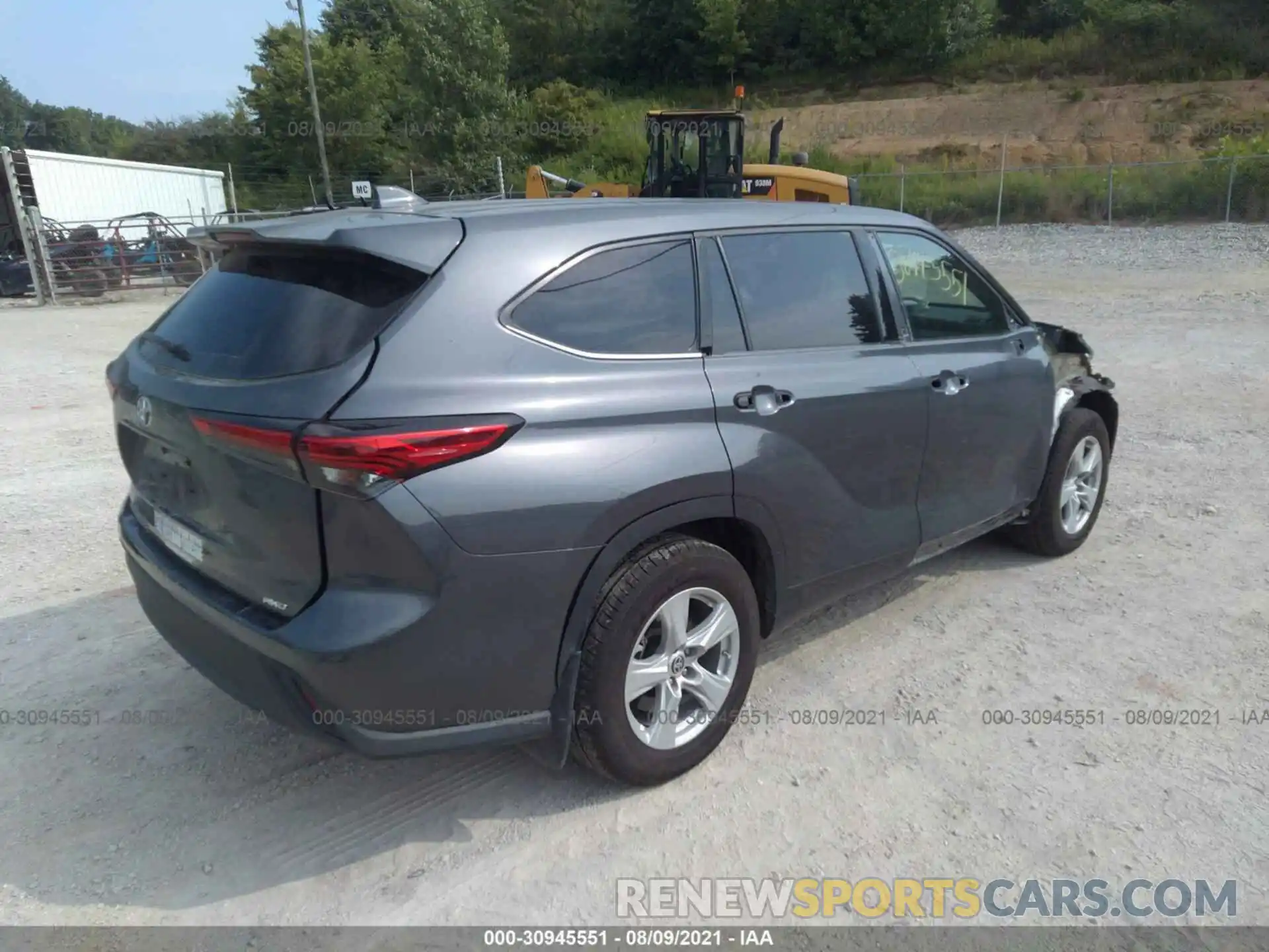 4 Photograph of a damaged car 5TDCZRBH9LS518443 TOYOTA HIGHLANDER 2020