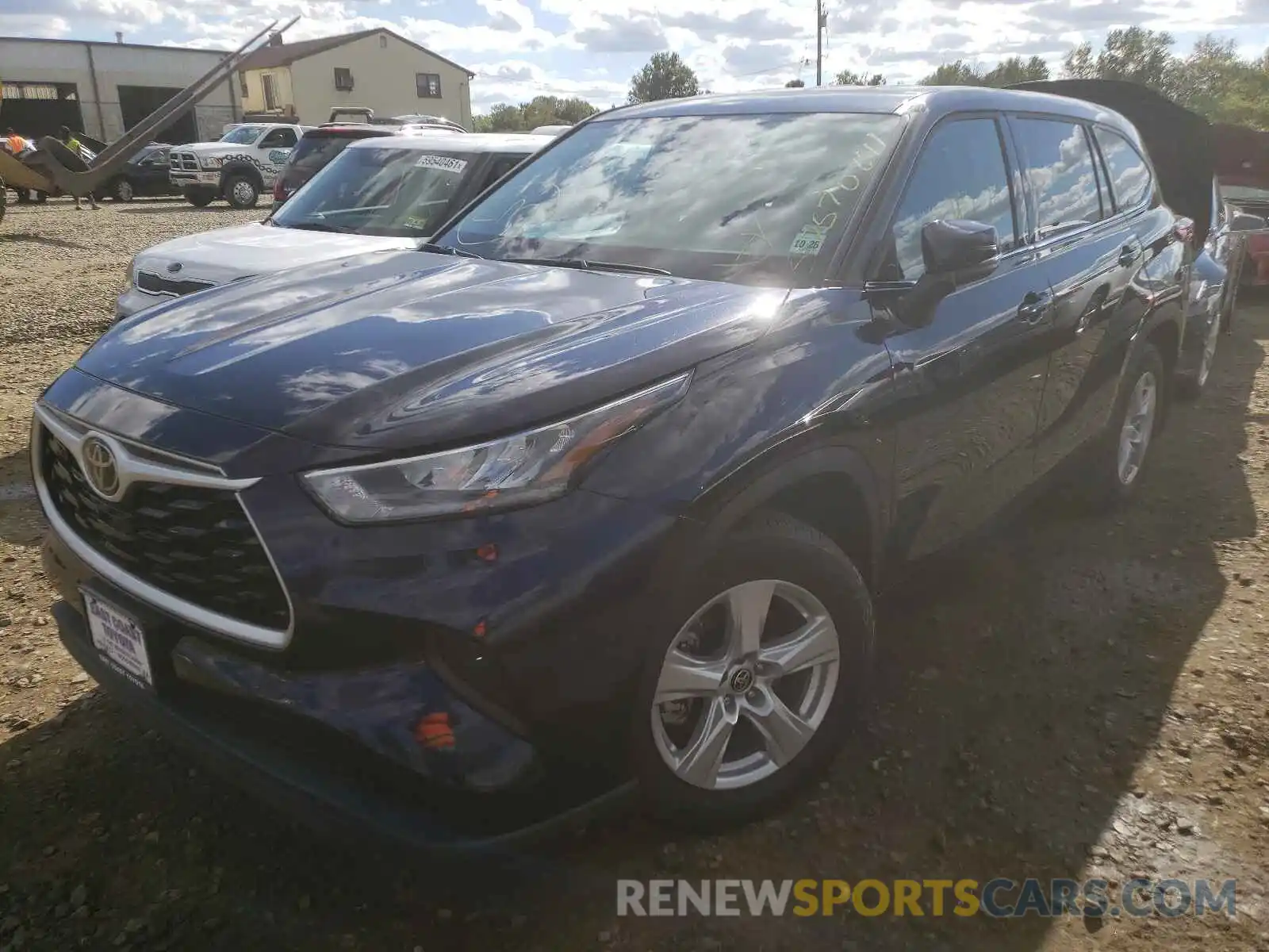 2 Photograph of a damaged car 5TDCZRBHXLS015004 TOYOTA HIGHLANDER 2020