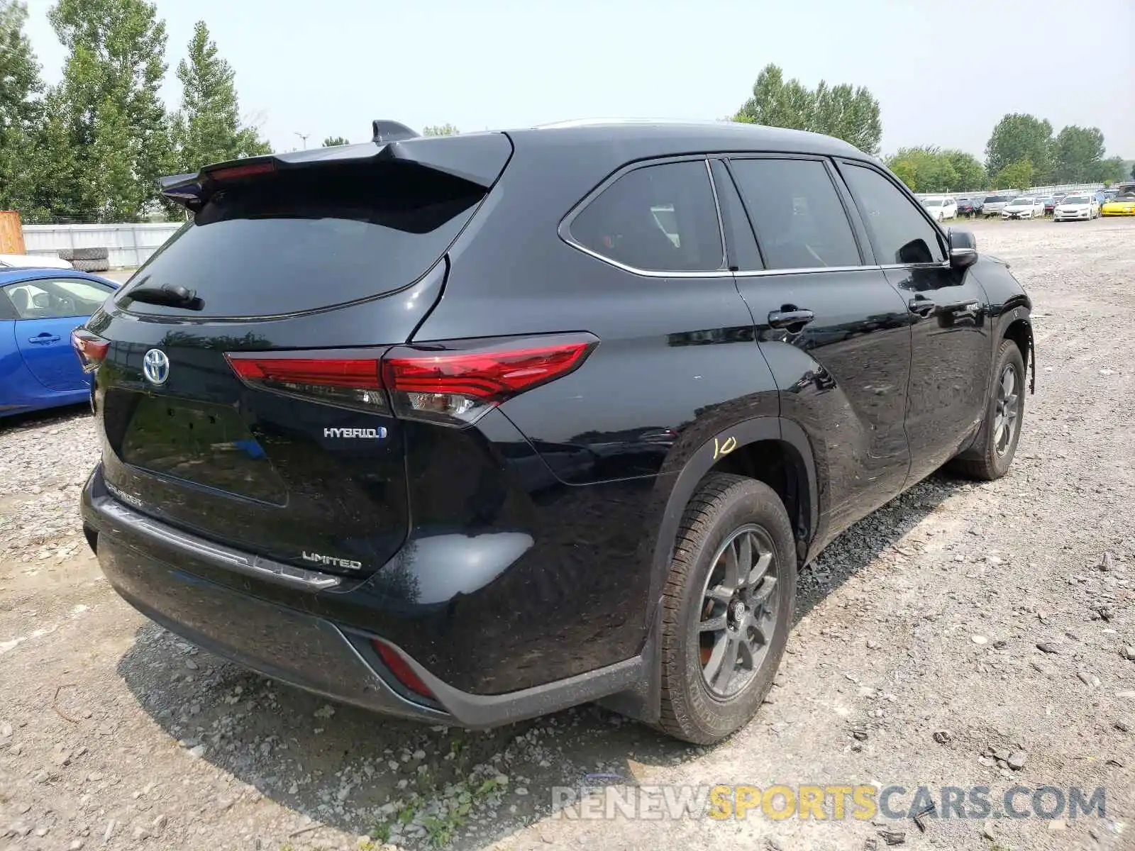 4 Фотография поврежденного автомобиля 5TDDBRCH3LS006233 TOYOTA HIGHLANDER 2020