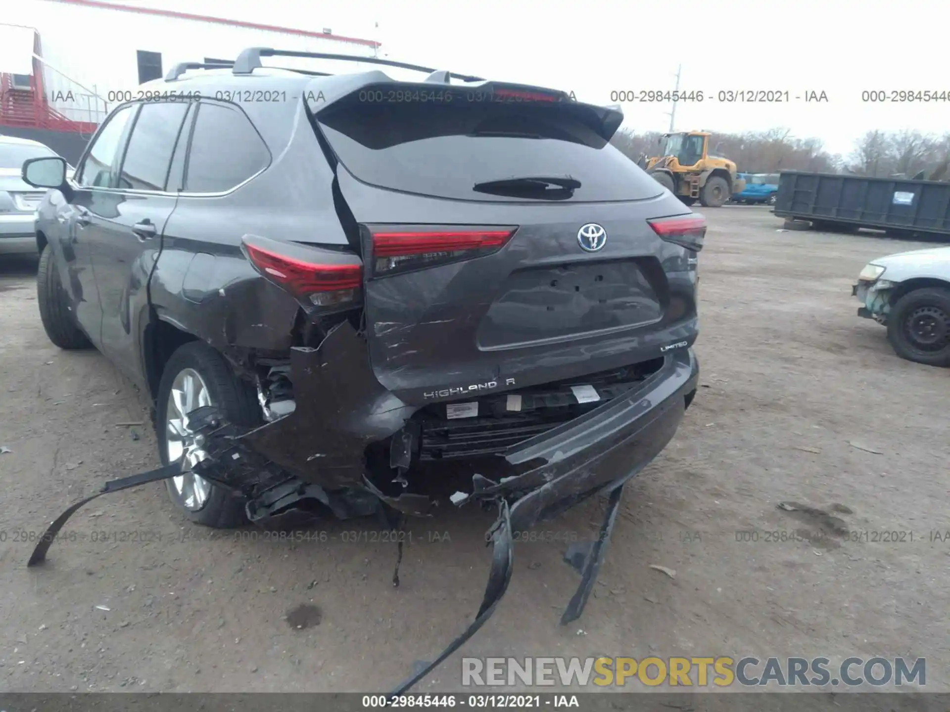 6 Photograph of a damaged car 5TDDBRCH5LS009490 TOYOTA HIGHLANDER 2020