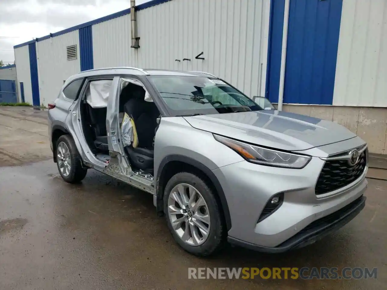 1 Photograph of a damaged car 5TDDZRBH0LS002380 TOYOTA HIGHLANDER 2020