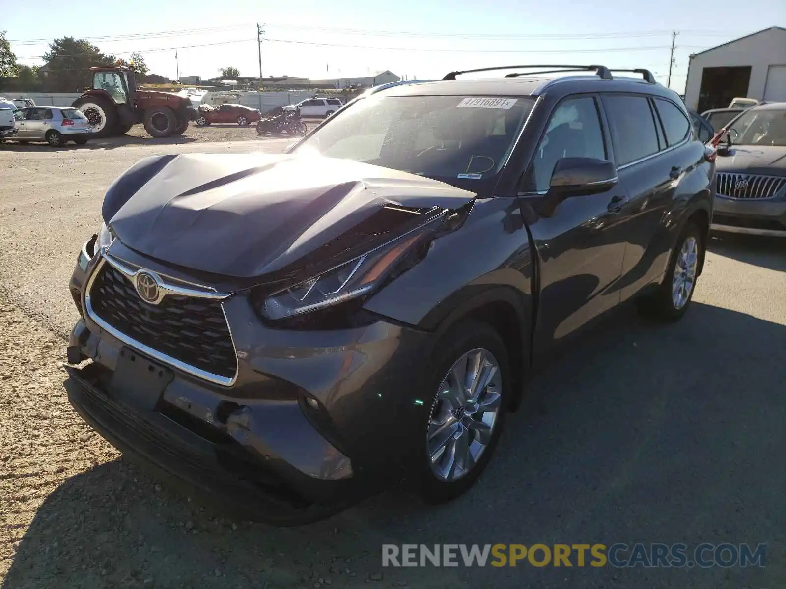 2 Photograph of a damaged car 5TDDZRBH0LS027344 TOYOTA HIGHLANDER 2020