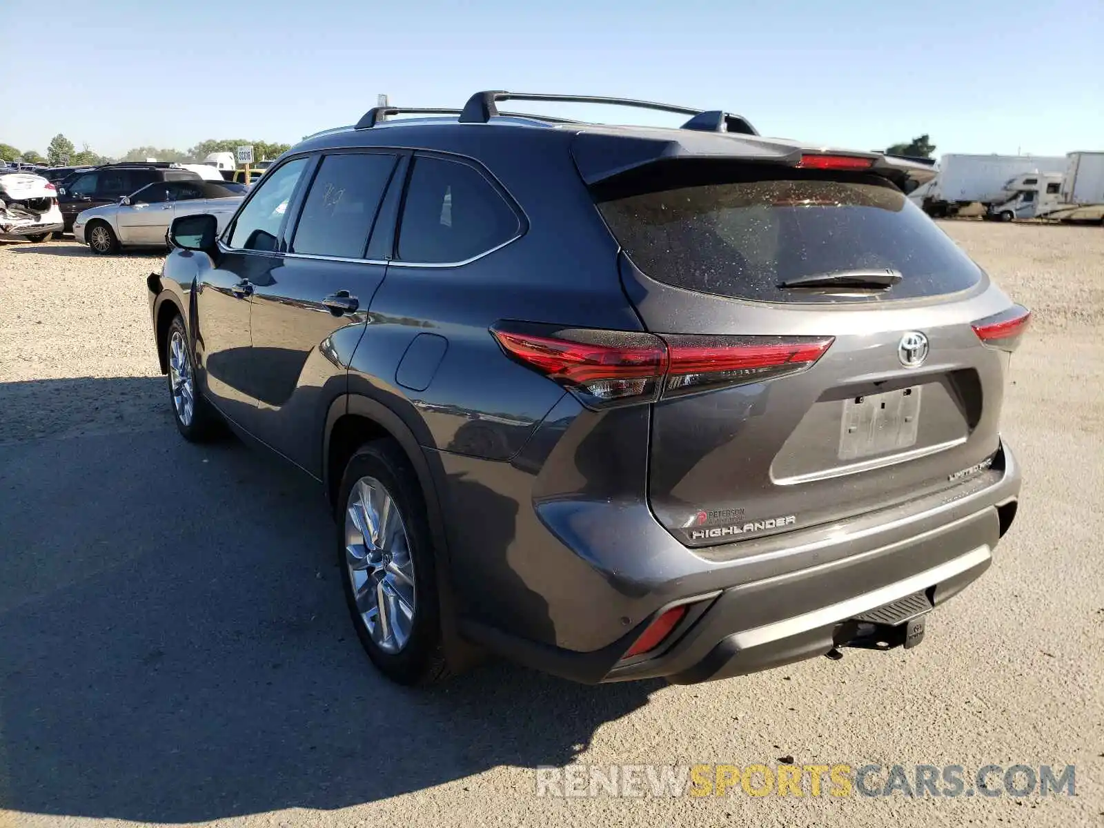 3 Photograph of a damaged car 5TDDZRBH0LS027344 TOYOTA HIGHLANDER 2020