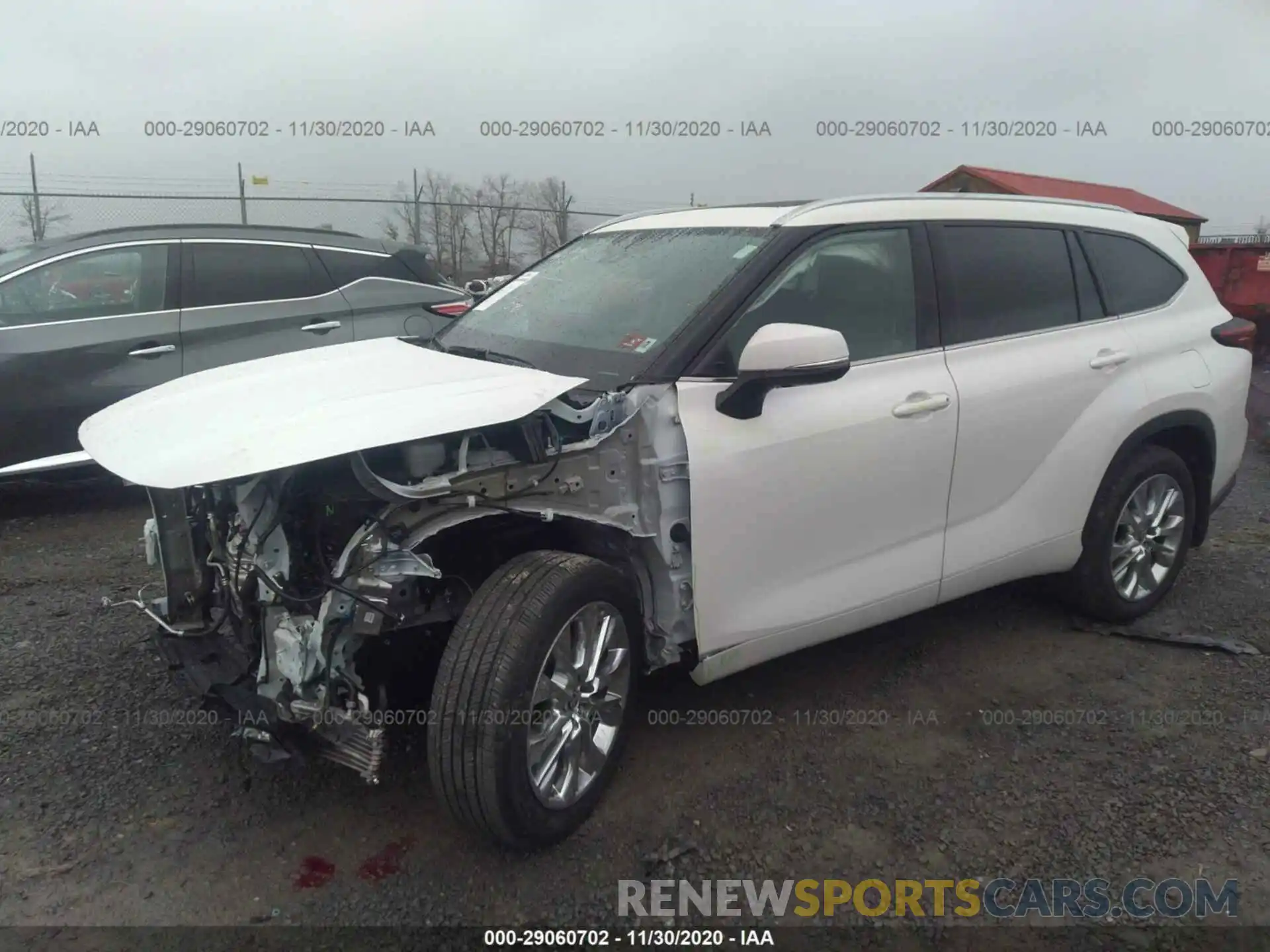 2 Photograph of a damaged car 5TDDZRBH0LS034598 TOYOTA HIGHLANDER 2020