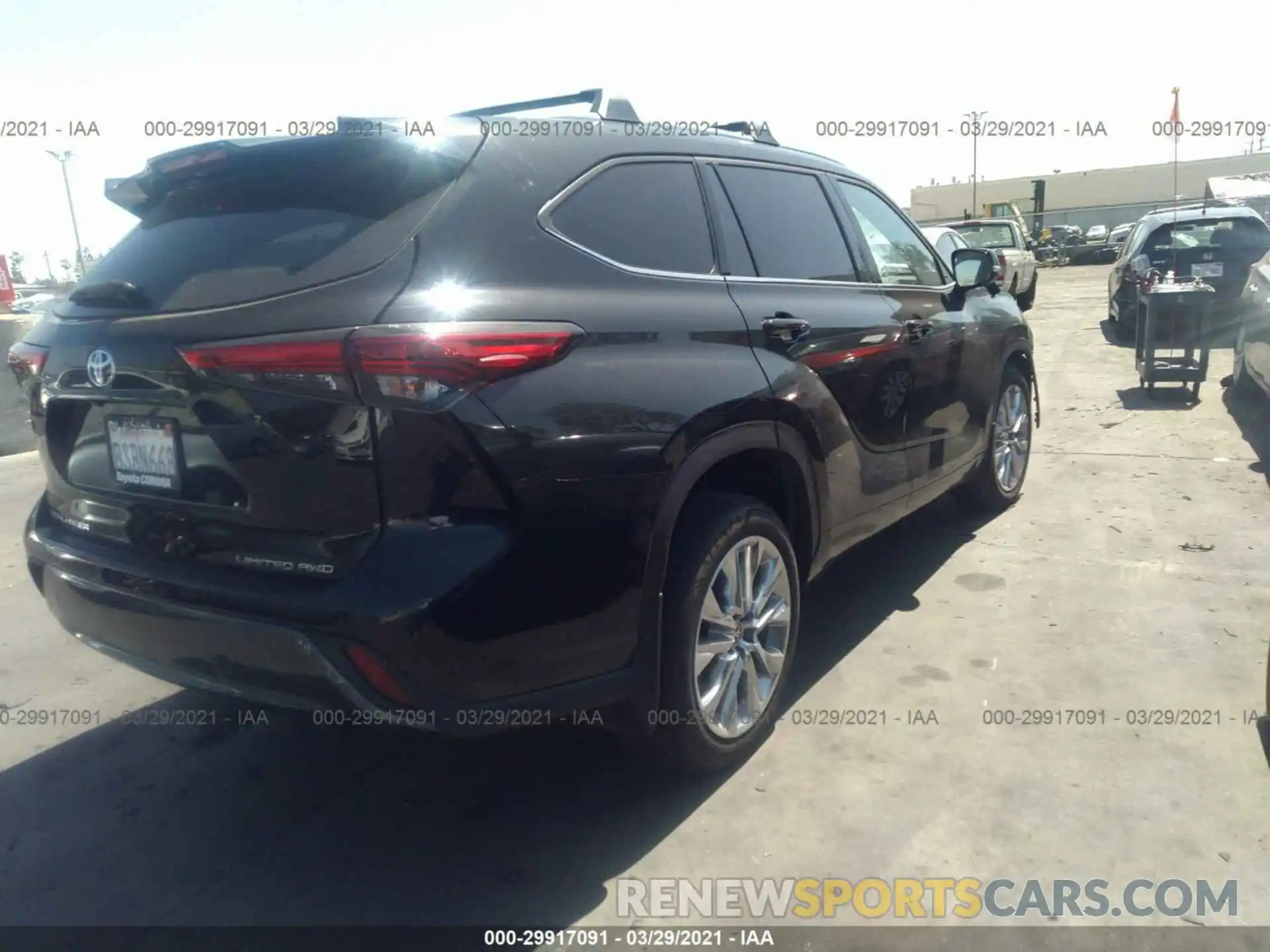 4 Фотография поврежденного автомобиля 5TDDZRBH0LS036061 TOYOTA HIGHLANDER 2020