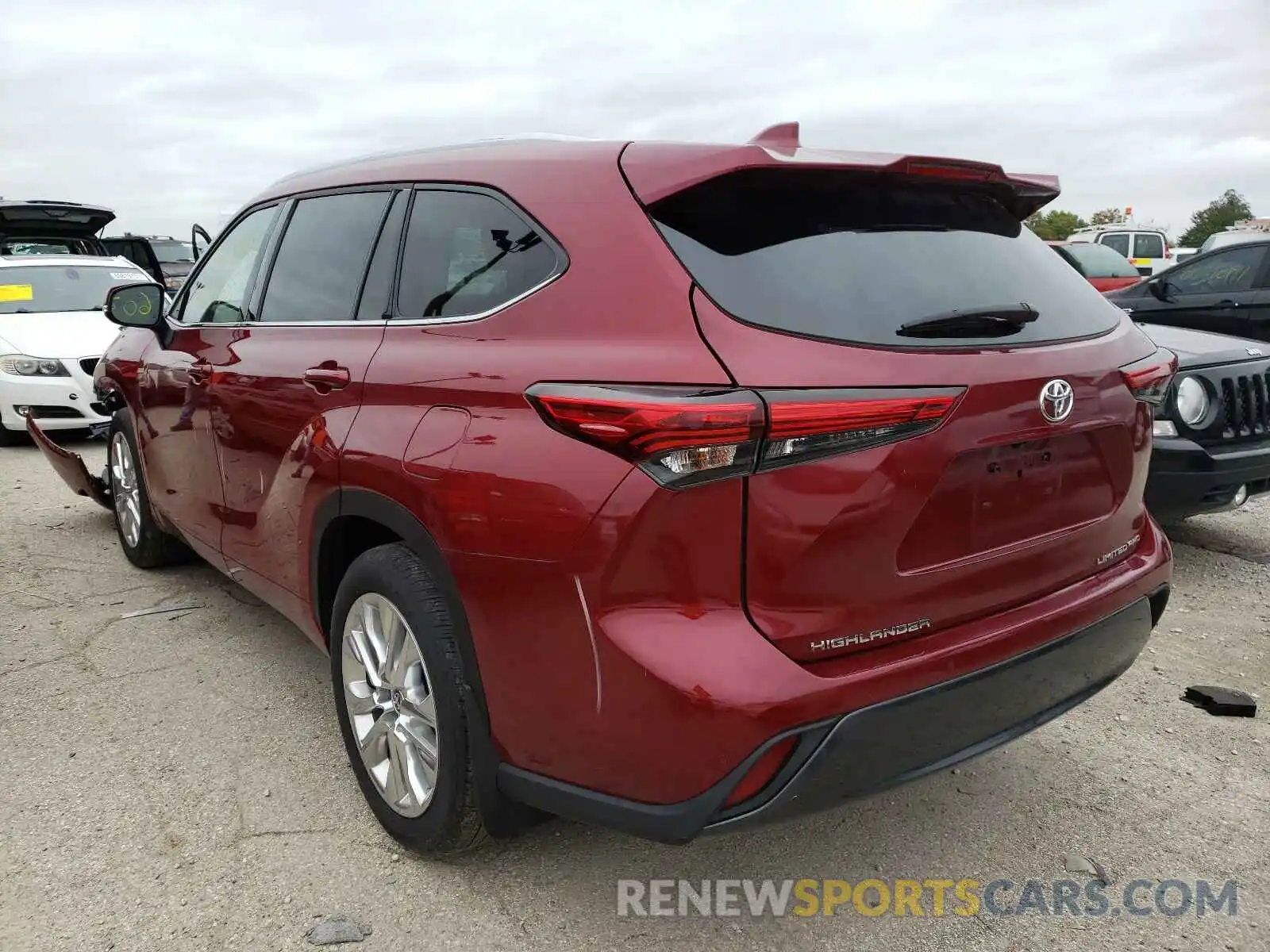 3 Photograph of a damaged car 5TDDZRBH1LS007779 TOYOTA HIGHLANDER 2020