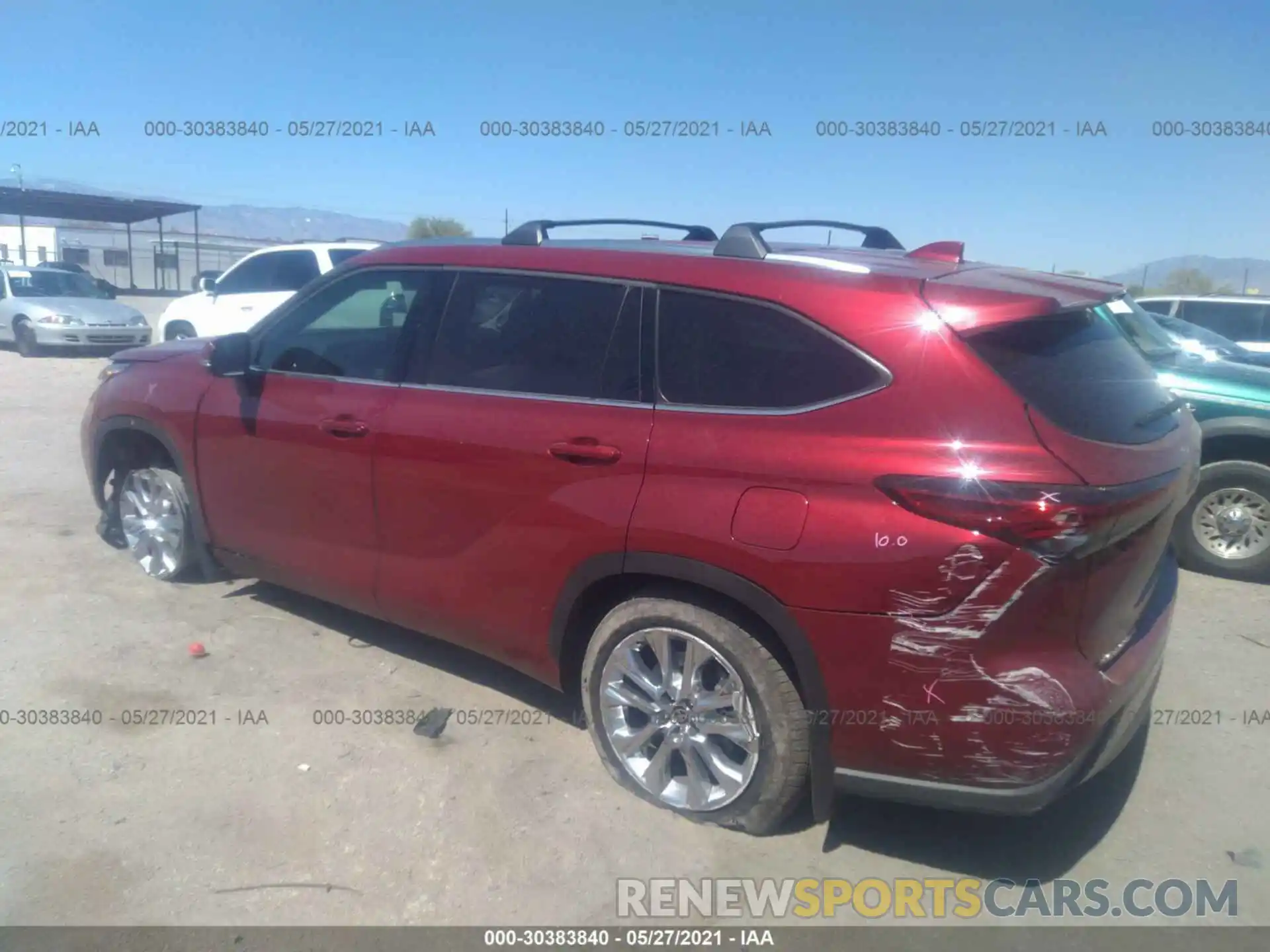 3 Photograph of a damaged car 5TDDZRBH1LS008852 TOYOTA HIGHLANDER 2020