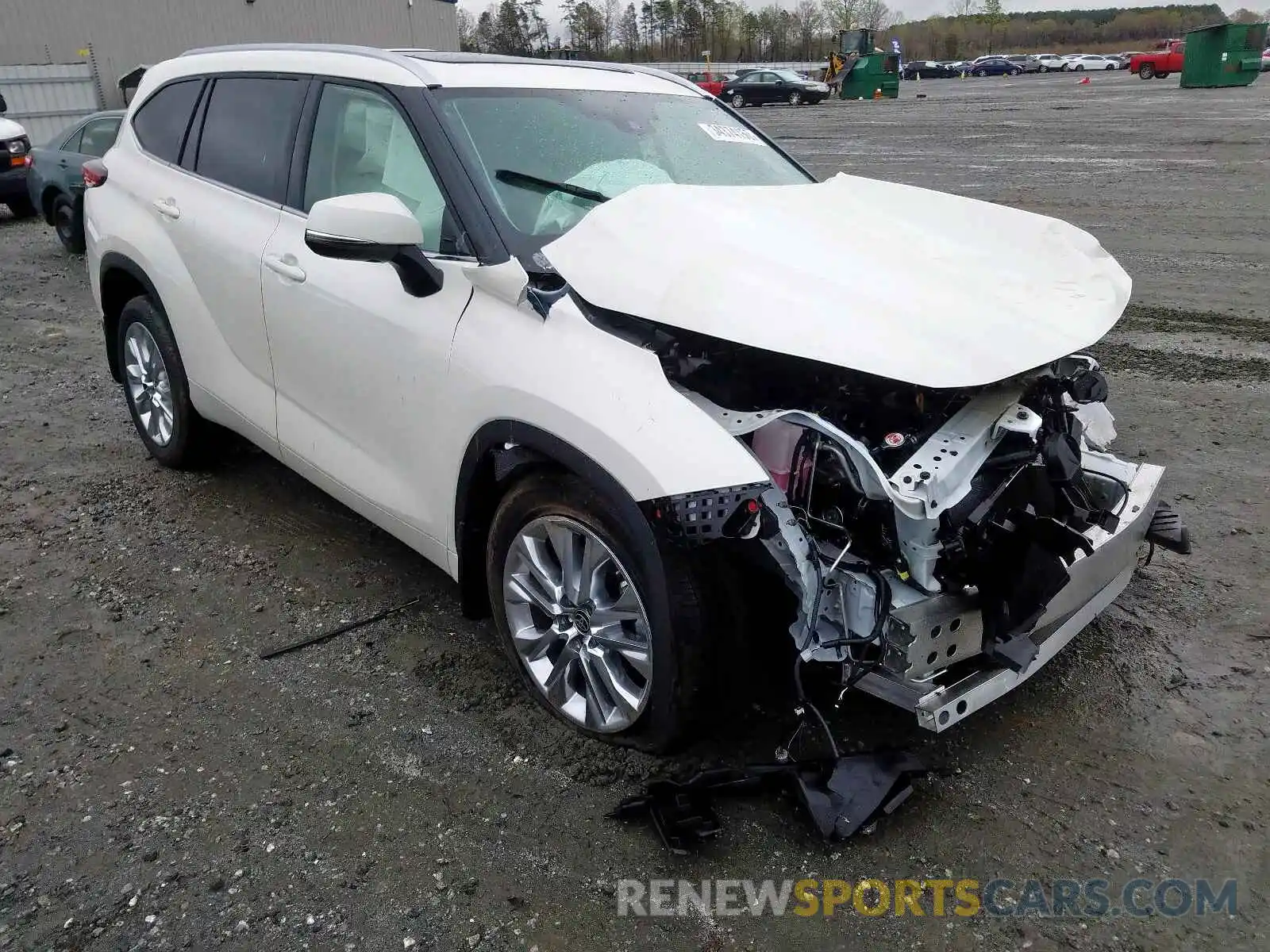 1 Photograph of a damaged car 5TDDZRBH1LS012920 TOYOTA HIGHLANDER 2020