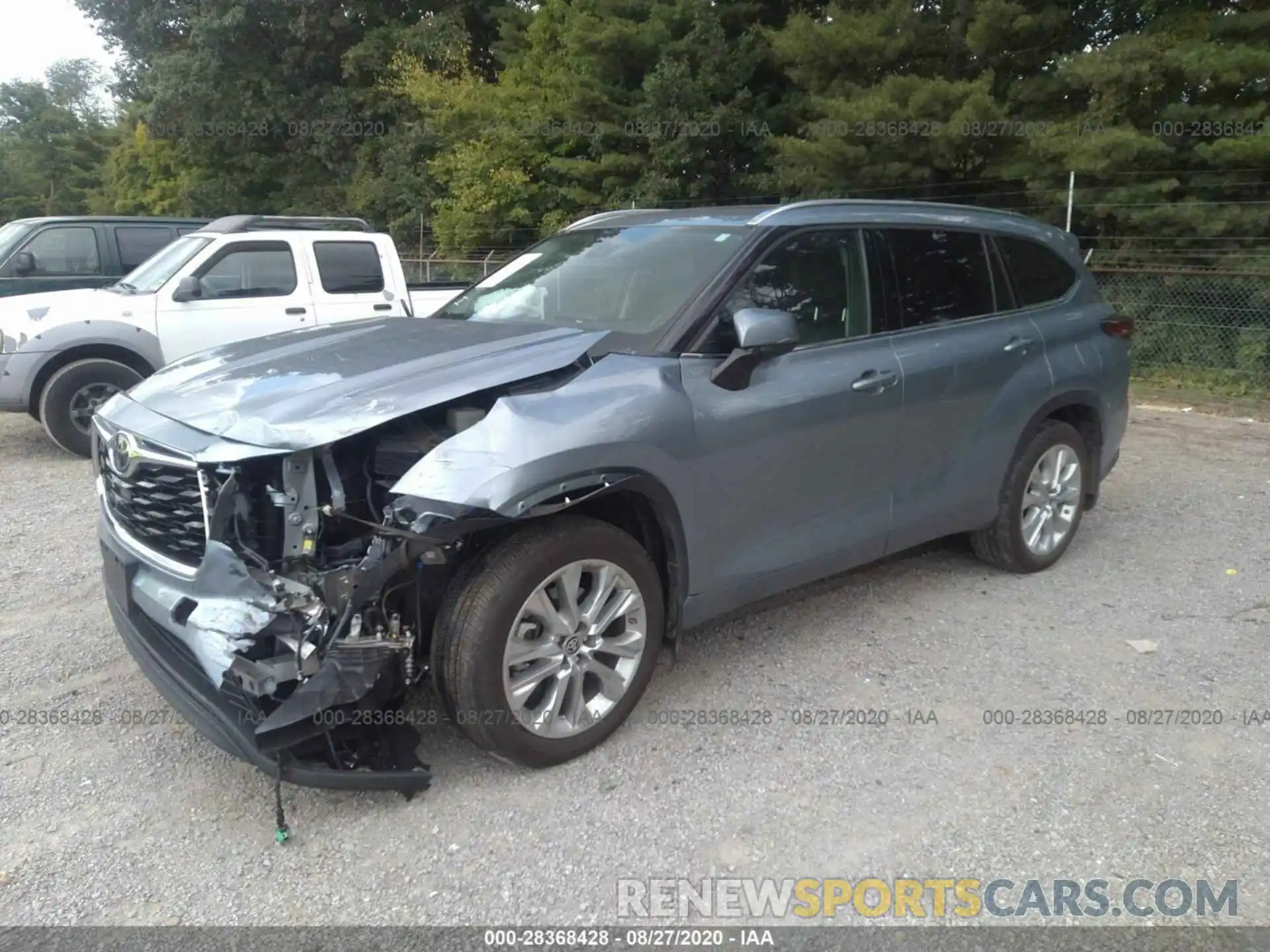 2 Photograph of a damaged car 5TDDZRBH1LS015056 TOYOTA HIGHLANDER 2020