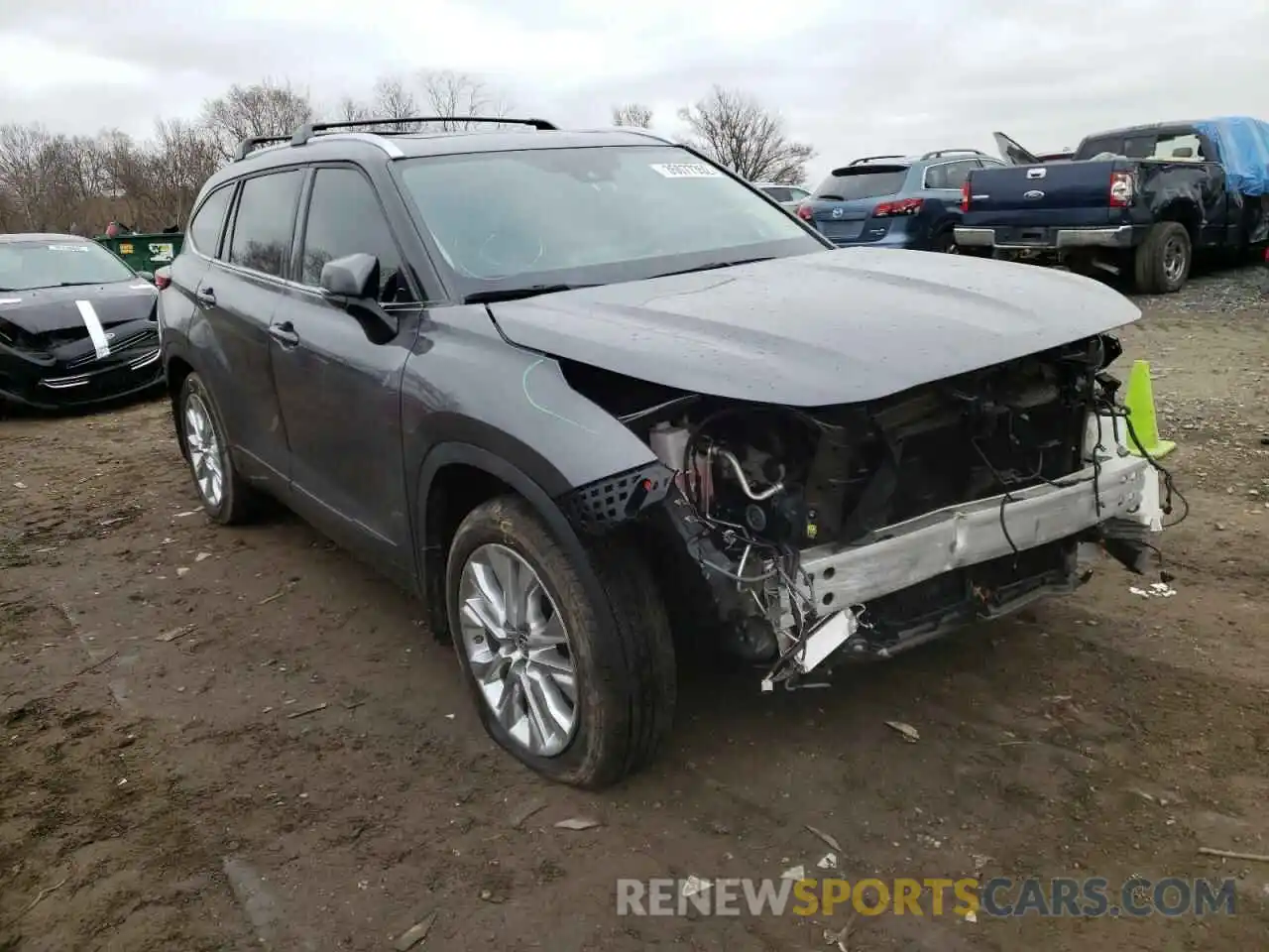 1 Фотография поврежденного автомобиля 5TDDZRBH1LS016823 TOYOTA HIGHLANDER 2020