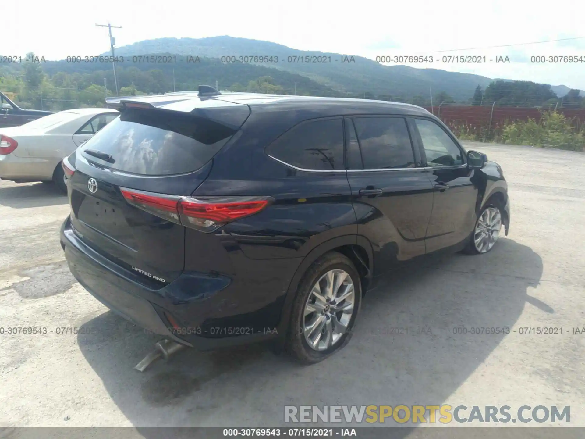 4 Фотография поврежденного автомобиля 5TDDZRBH1LS026087 TOYOTA HIGHLANDER 2020