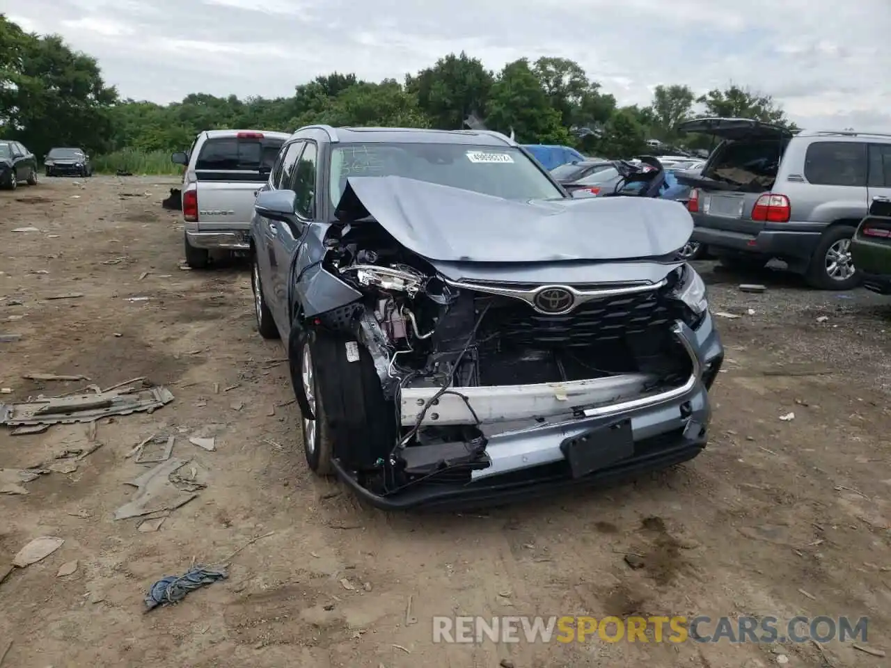 9 Photograph of a damaged car 5TDDZRBH2LS005684 TOYOTA HIGHLANDER 2020