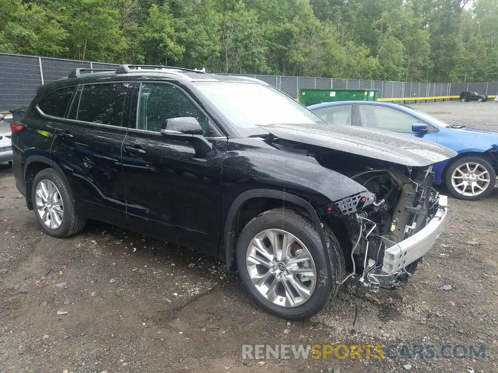 1 Photograph of a damaged car 5TDDZRBH2LS008570 TOYOTA HIGHLANDER 2020