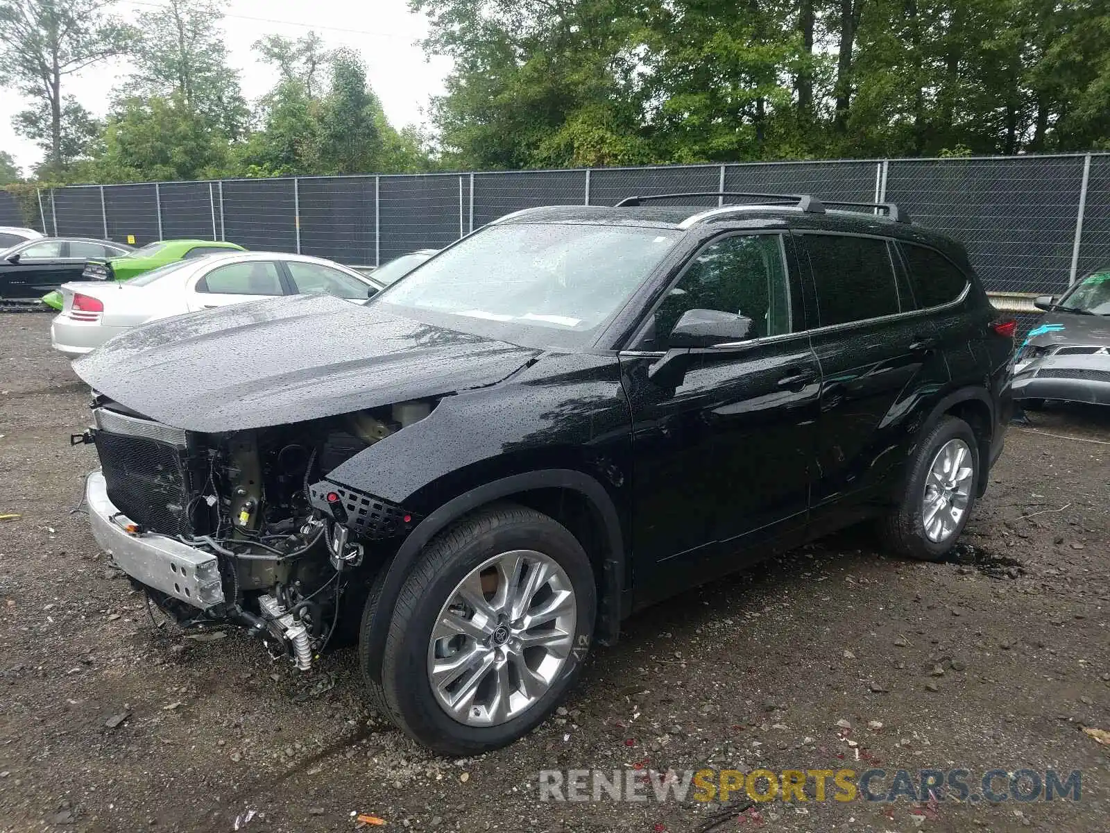 2 Photograph of a damaged car 5TDDZRBH2LS008570 TOYOTA HIGHLANDER 2020