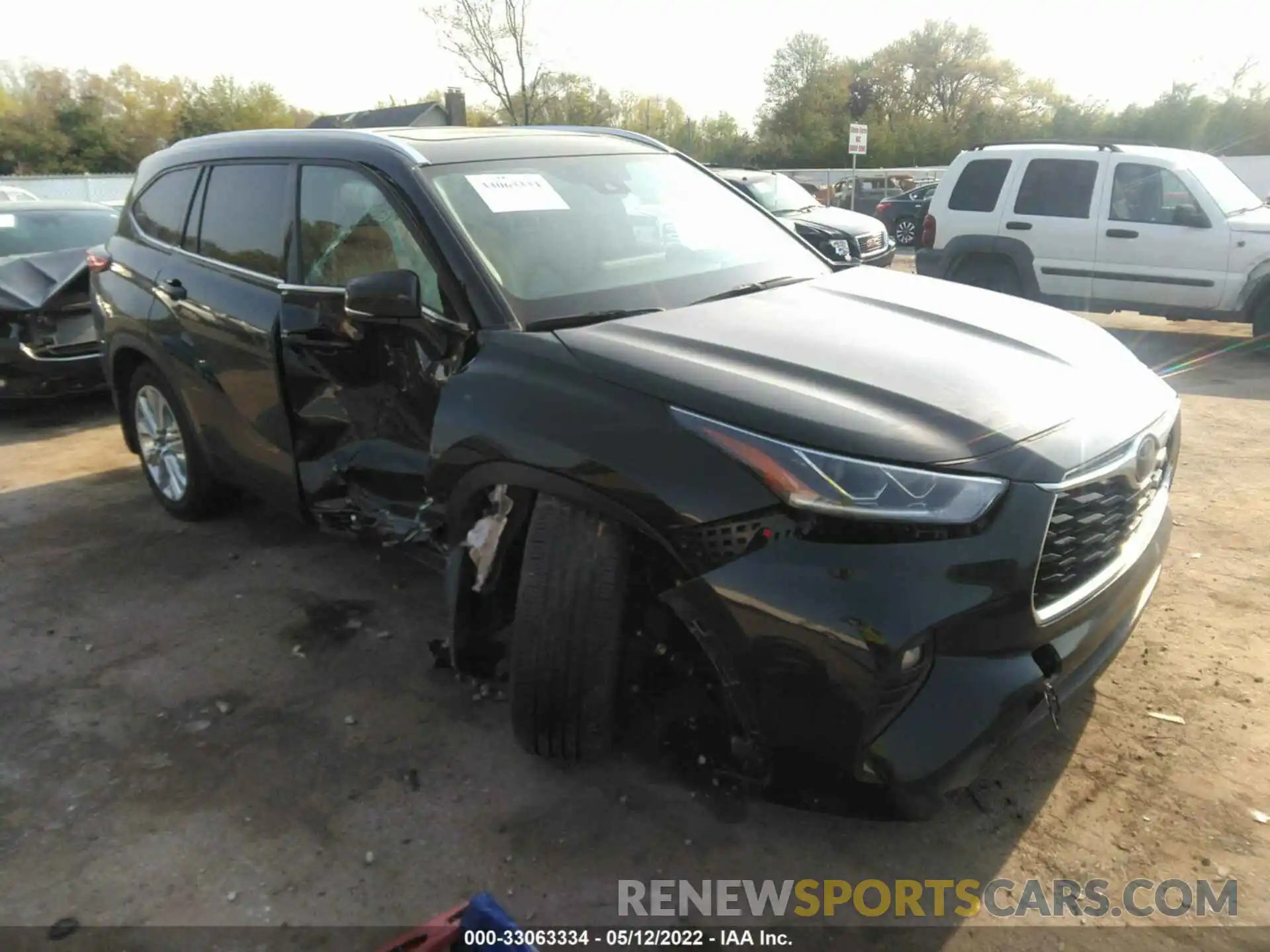 1 Photograph of a damaged car 5TDDZRBH2LS008648 TOYOTA HIGHLANDER 2020