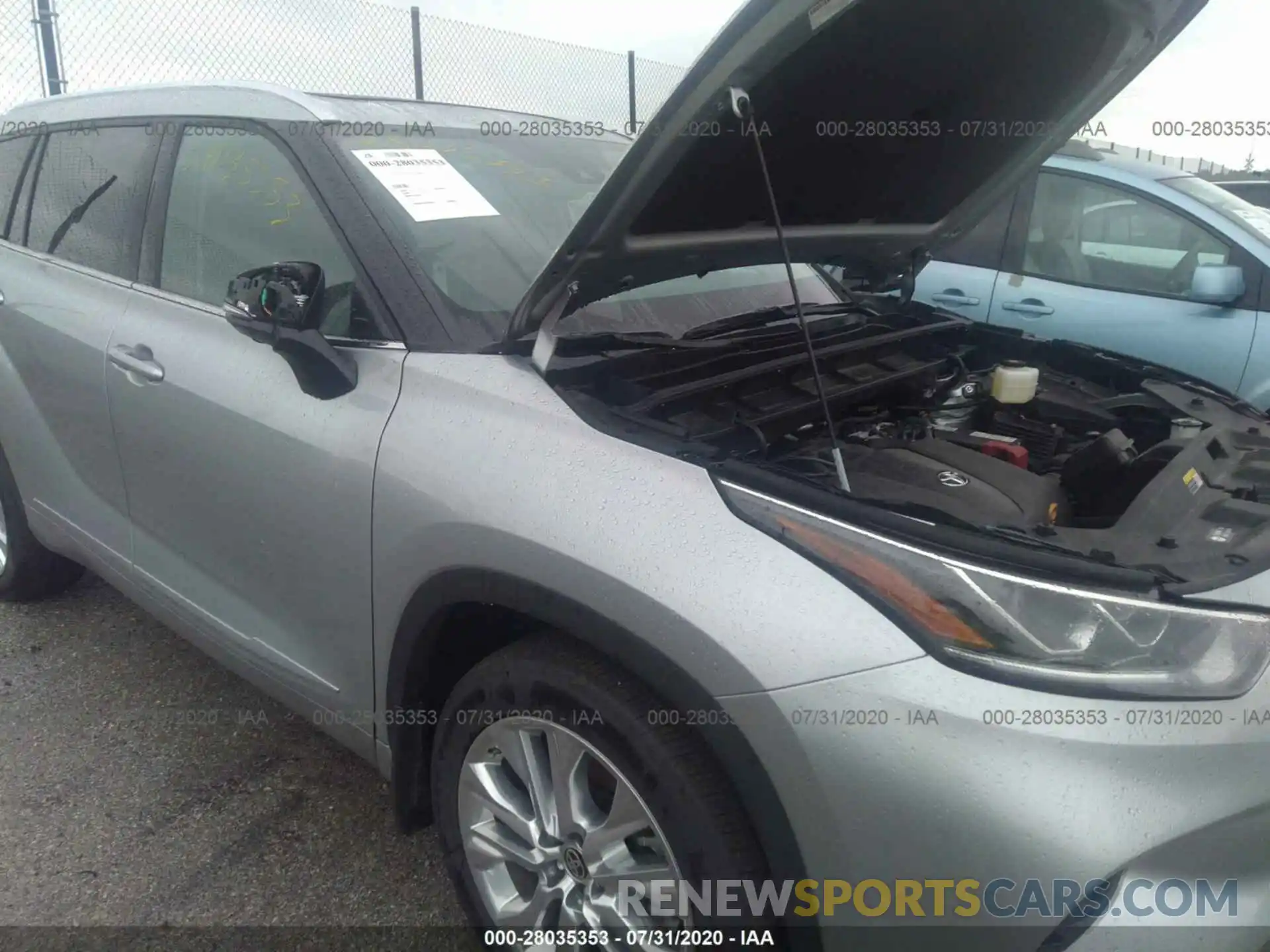 6 Photograph of a damaged car 5TDDZRBH3LS001837 TOYOTA HIGHLANDER 2020