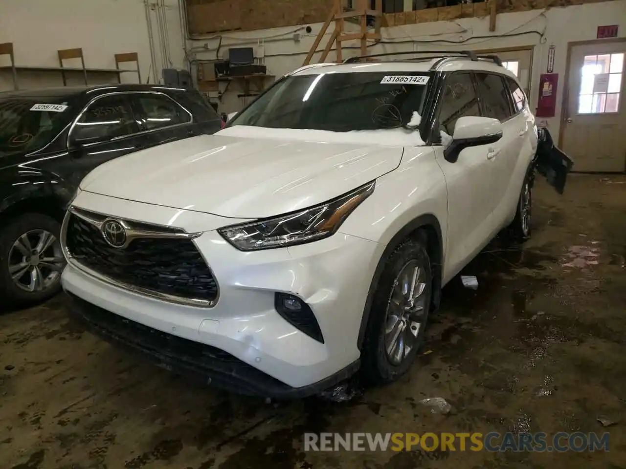 2 Photograph of a damaged car 5TDDZRBH3LS009971 TOYOTA HIGHLANDER 2020