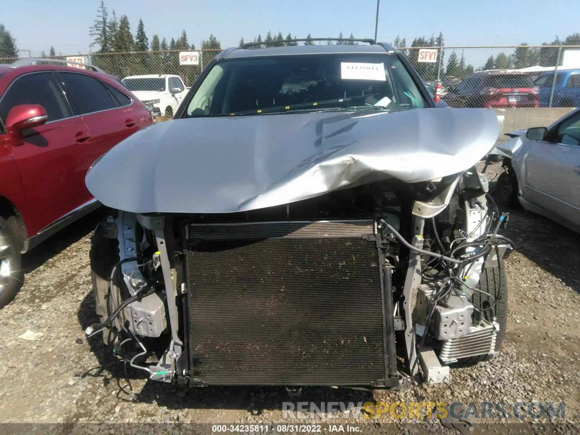 6 Photograph of a damaged car 5TDDZRBH3LS019822 TOYOTA HIGHLANDER 2020