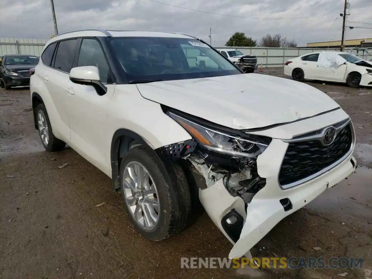 1 Photograph of a damaged car 5TDDZRBH3LS024289 TOYOTA HIGHLANDER 2020