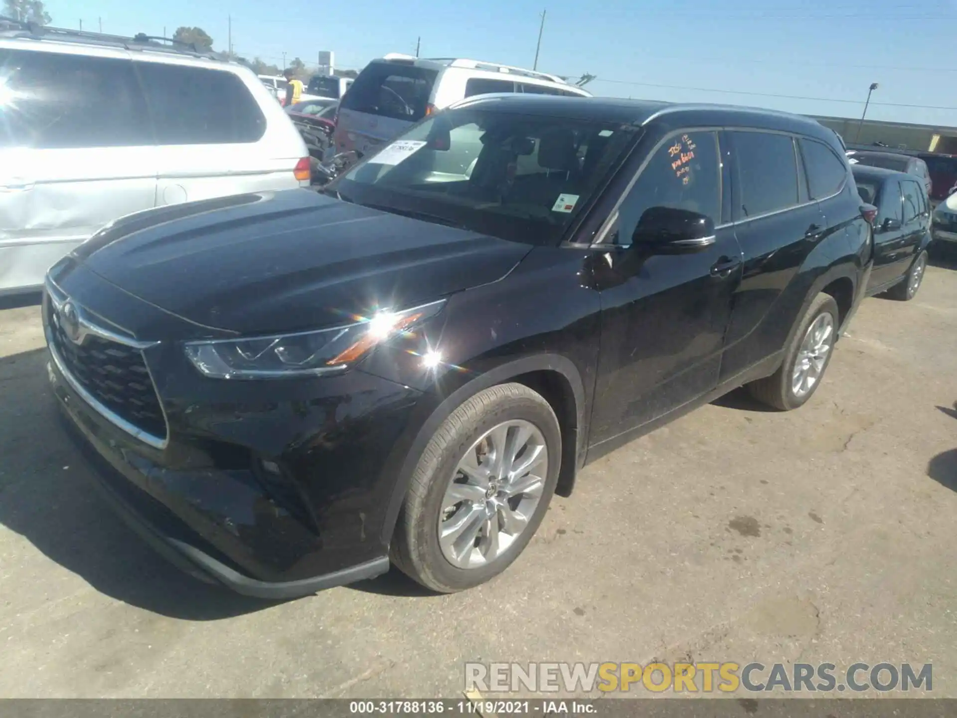 2 Photograph of a damaged car 5TDDZRBH3LS026608 TOYOTA HIGHLANDER 2020