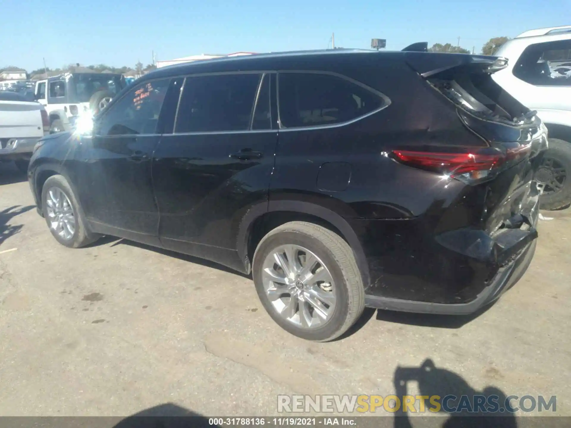 3 Photograph of a damaged car 5TDDZRBH3LS026608 TOYOTA HIGHLANDER 2020