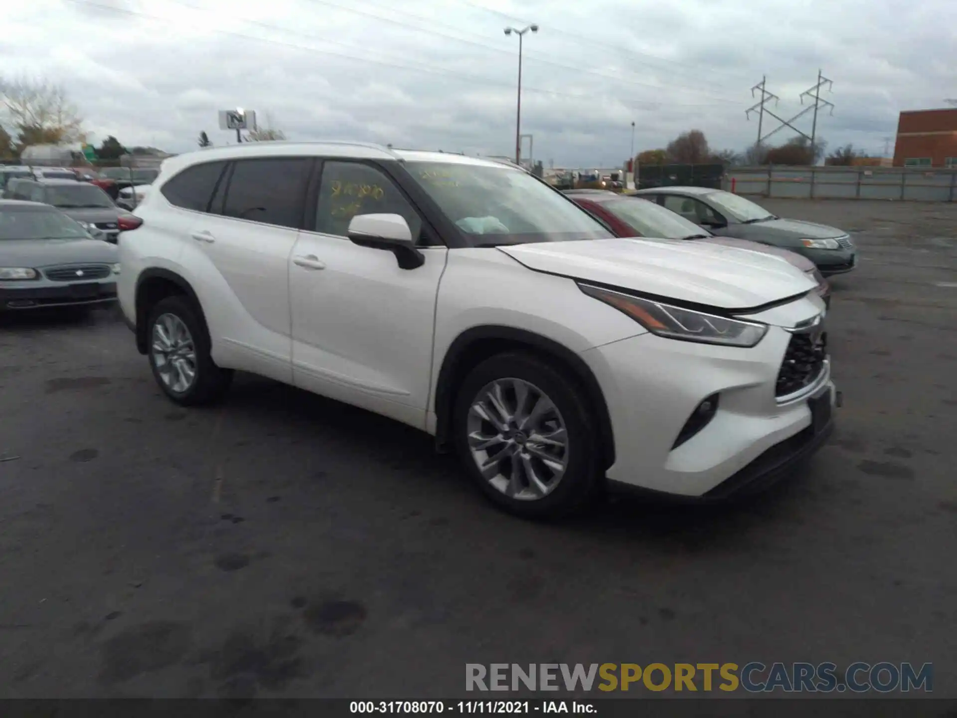 1 Photograph of a damaged car 5TDDZRBH3LS051525 TOYOTA HIGHLANDER 2020