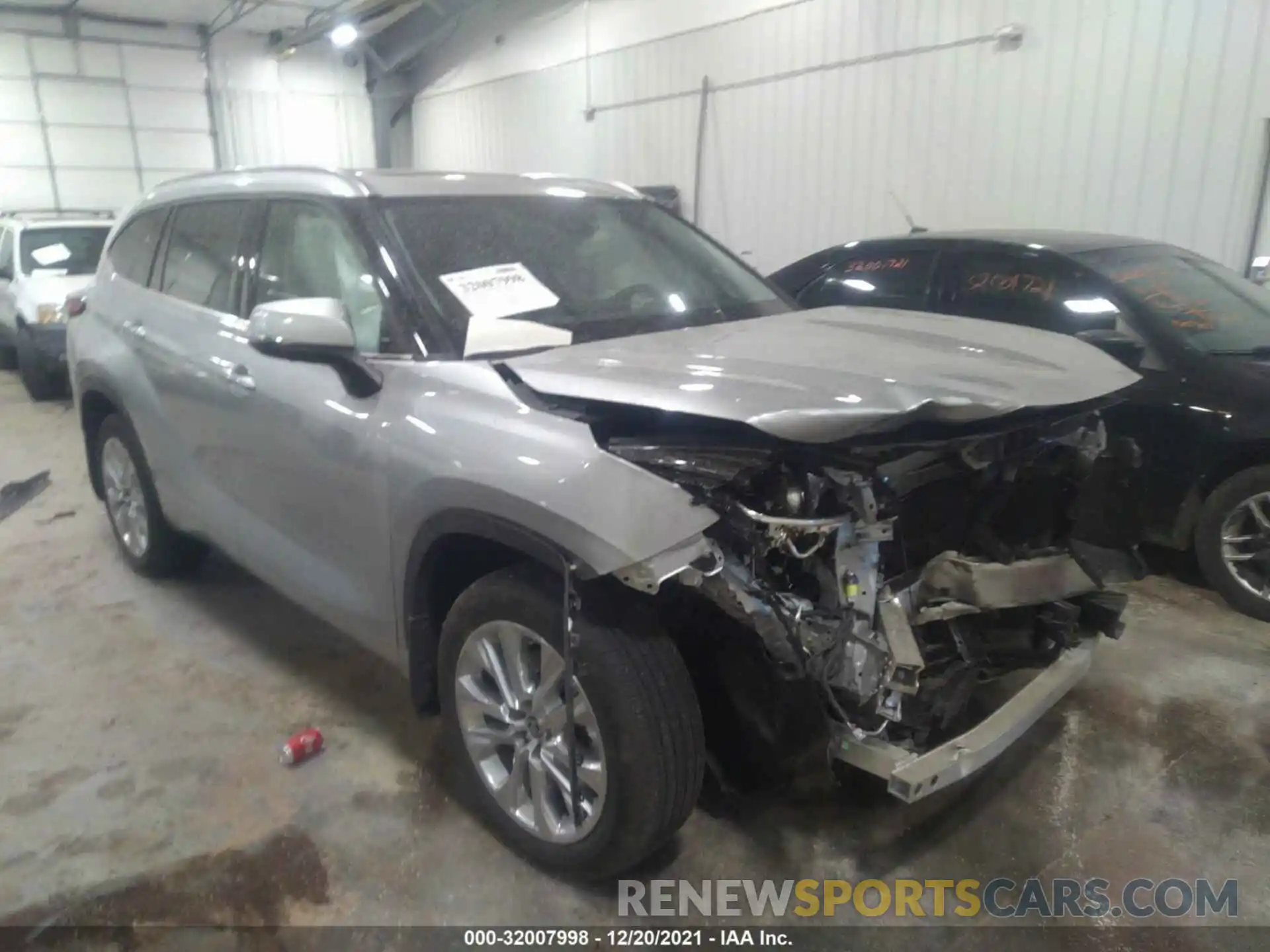 1 Photograph of a damaged car 5TDDZRBH4LS010143 TOYOTA HIGHLANDER 2020