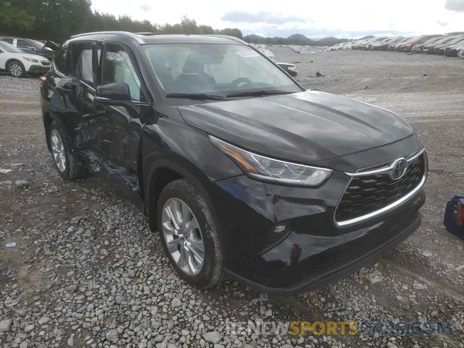 1 Photograph of a damaged car 5TDDZRBH4LS013916 TOYOTA HIGHLANDER 2020