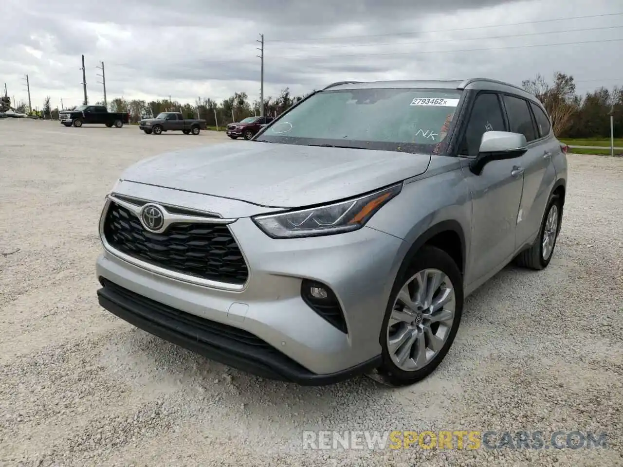 2 Photograph of a damaged car 5TDDZRBH4LS021143 TOYOTA HIGHLANDER 2020