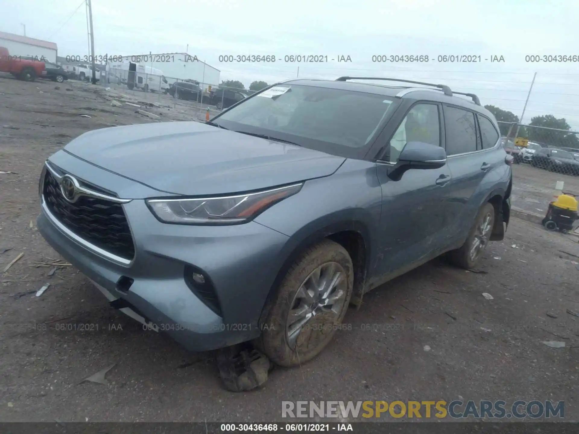 2 Photograph of a damaged car 5TDDZRBH4LS026620 TOYOTA HIGHLANDER 2020