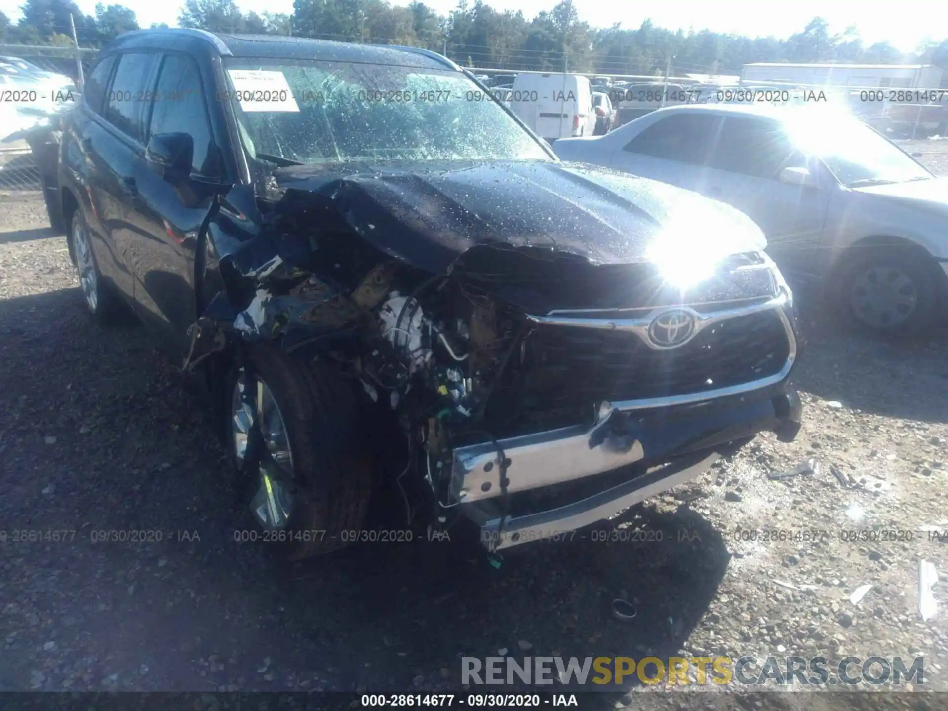 6 Photograph of a damaged car 5TDDZRBH4LS034376 TOYOTA HIGHLANDER 2020