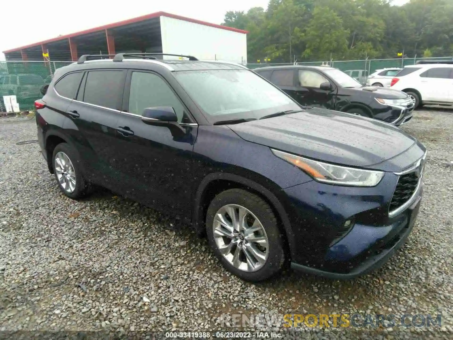 1 Photograph of a damaged car 5TDDZRBH4LS036757 TOYOTA HIGHLANDER 2020