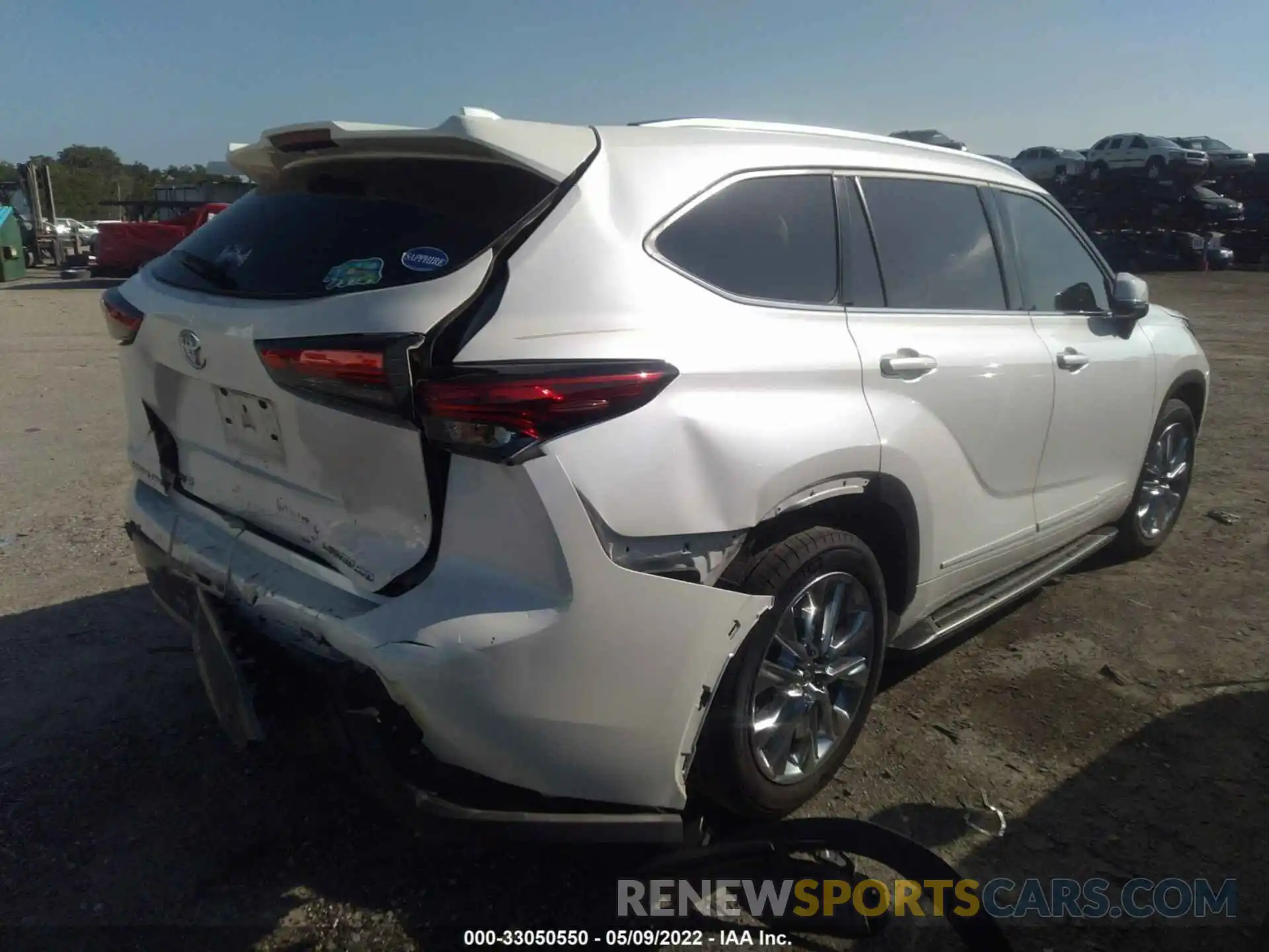 4 Фотография поврежденного автомобиля 5TDDZRBH5LS032670 TOYOTA HIGHLANDER 2020