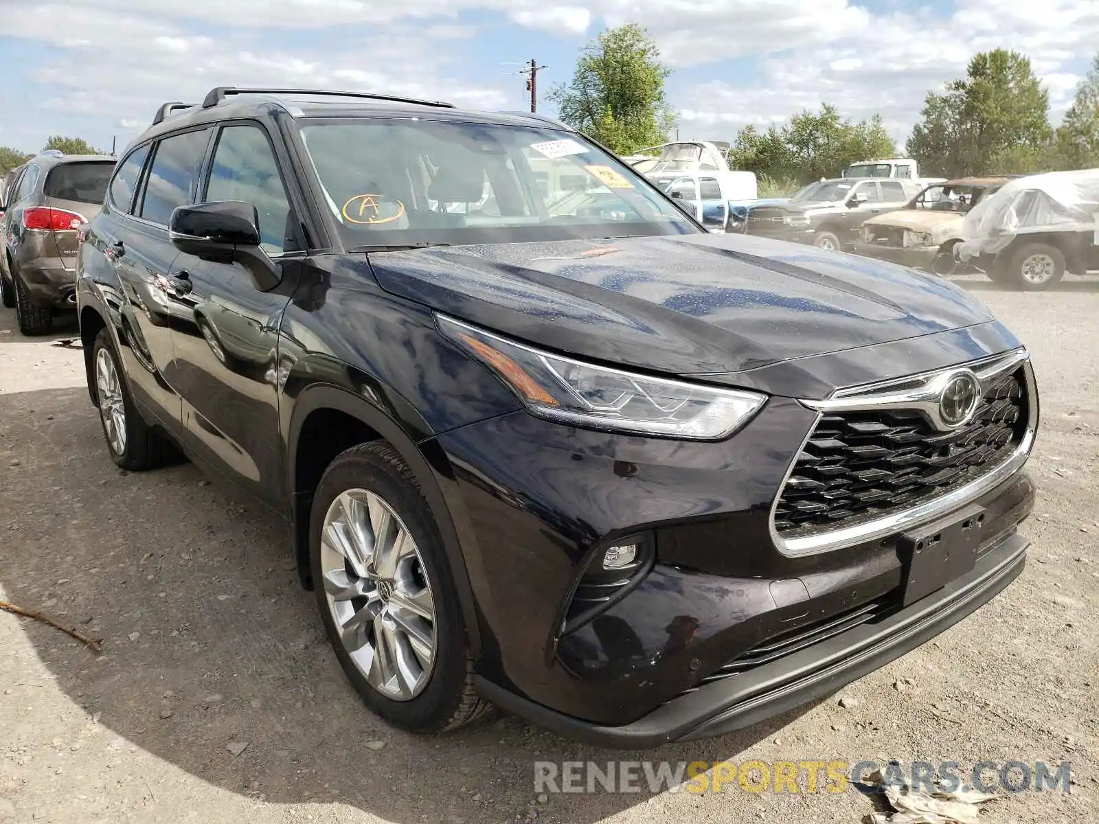 1 Photograph of a damaged car 5TDDZRBH6LS010127 TOYOTA HIGHLANDER 2020