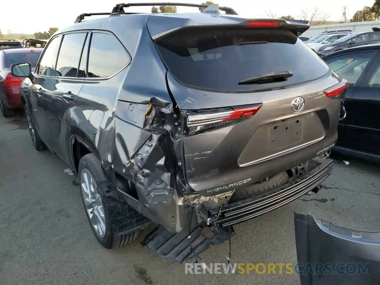 2 Фотография поврежденного автомобиля 5TDDZRBH6LS013657 TOYOTA HIGHLANDER 2020